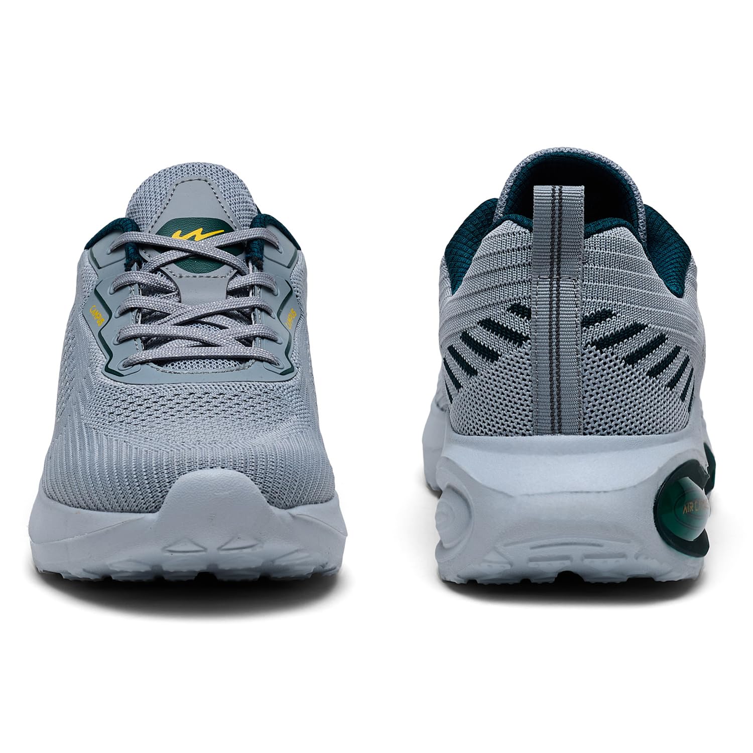 Campus Men's Pivot Running Shoes - Gry Teal - Image 3