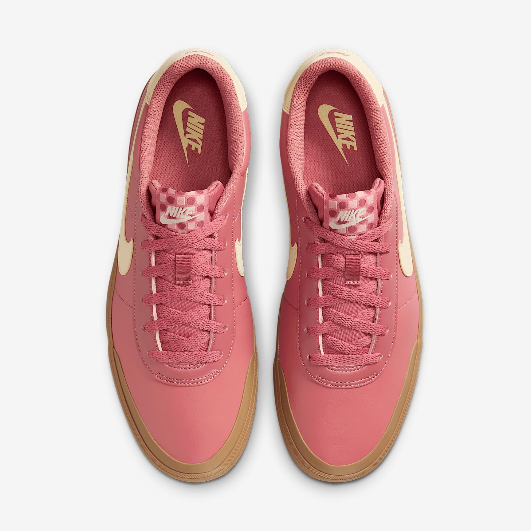 Nike Court Shot Men's Sneakers - Canyon Pink & Gum Light Brown - Image 4