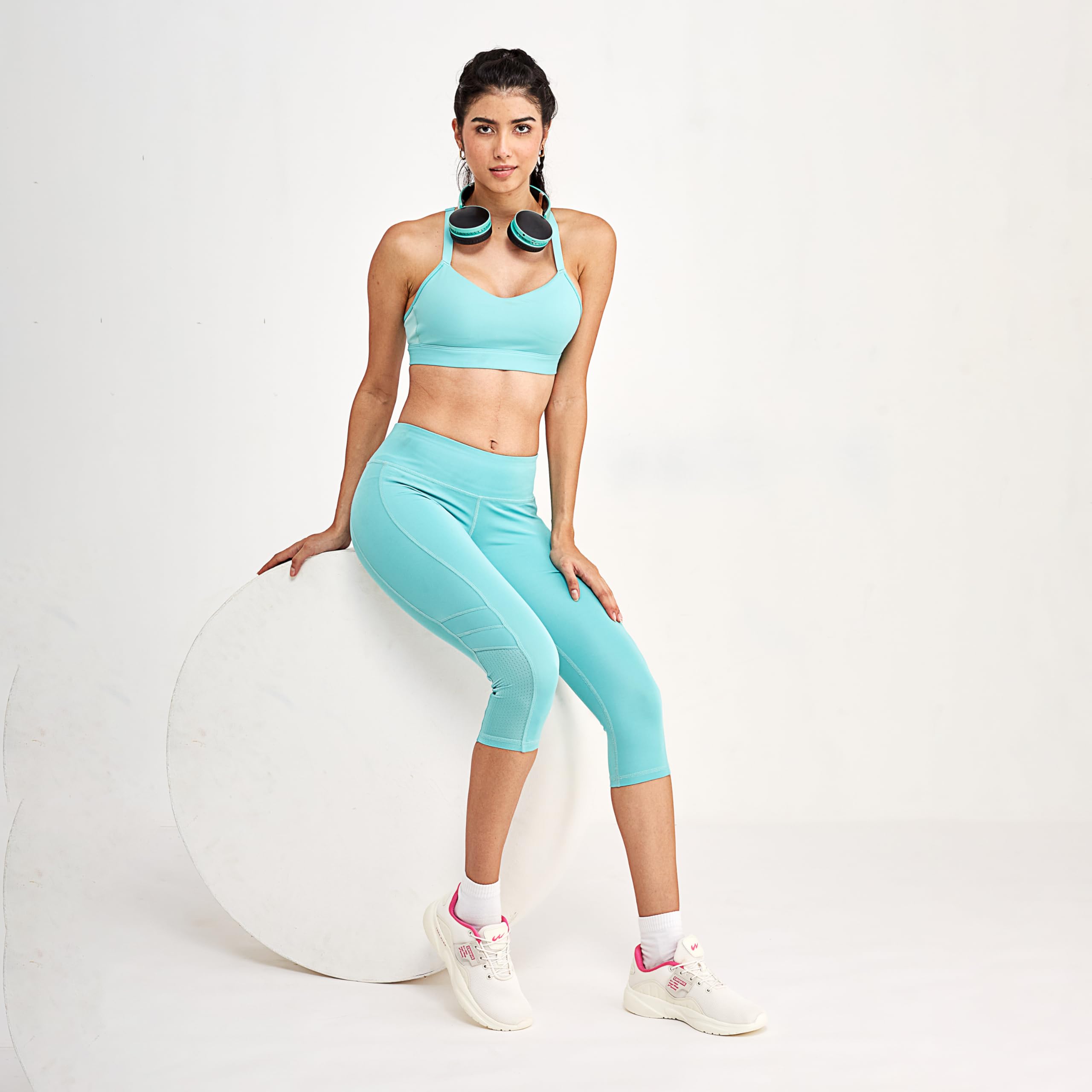 Claire Women's Running Shoes - WHT/Pink - Image 4