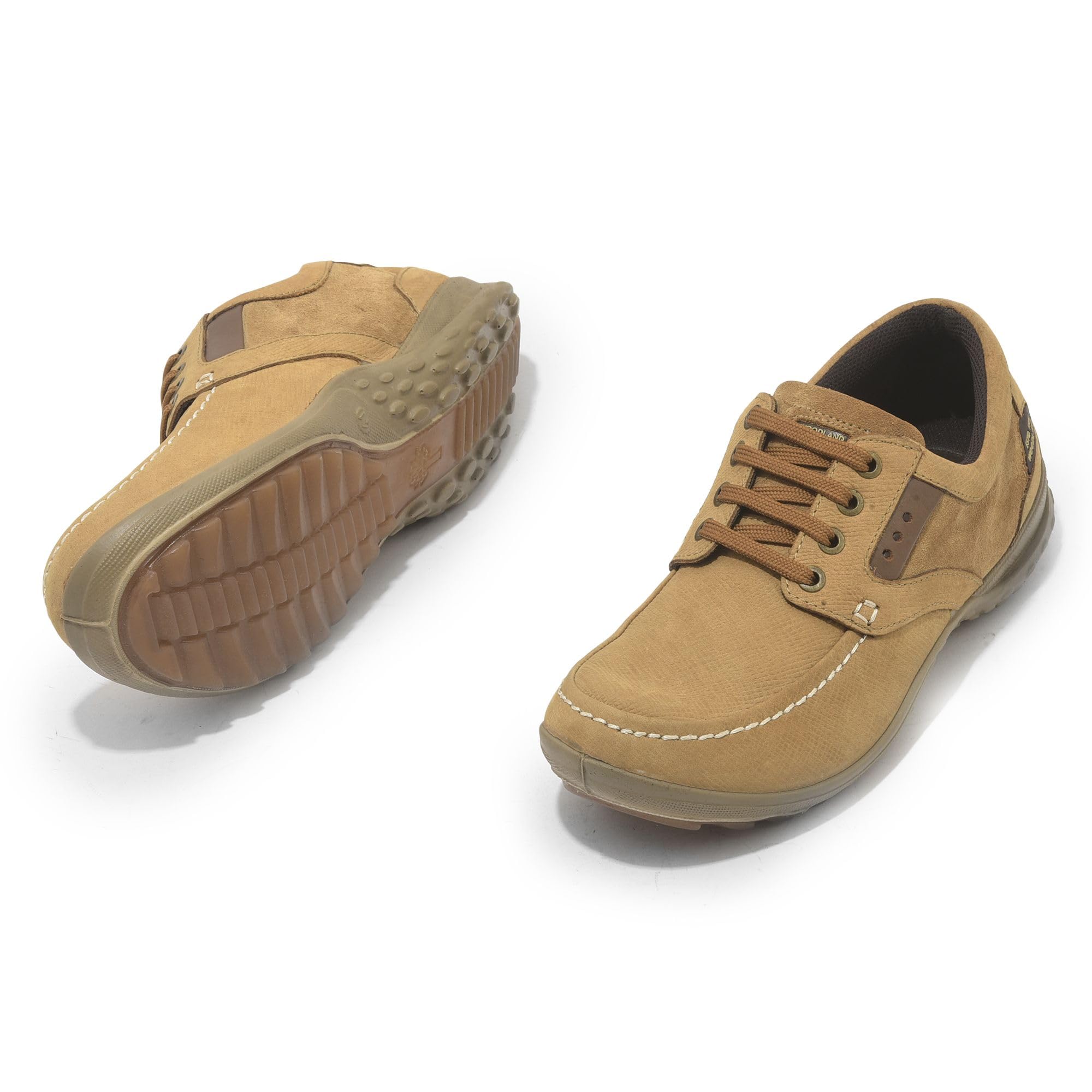 Woodland Men's Camel Sneakers - Image 5