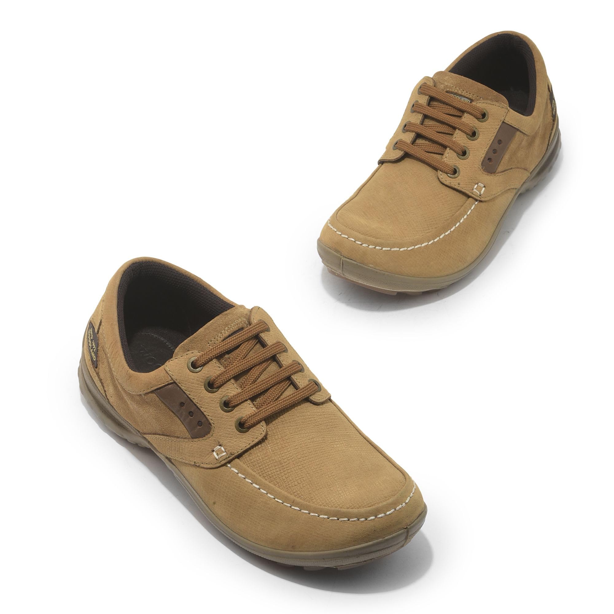 Woodland Men's Camel Sneakers - Image 3