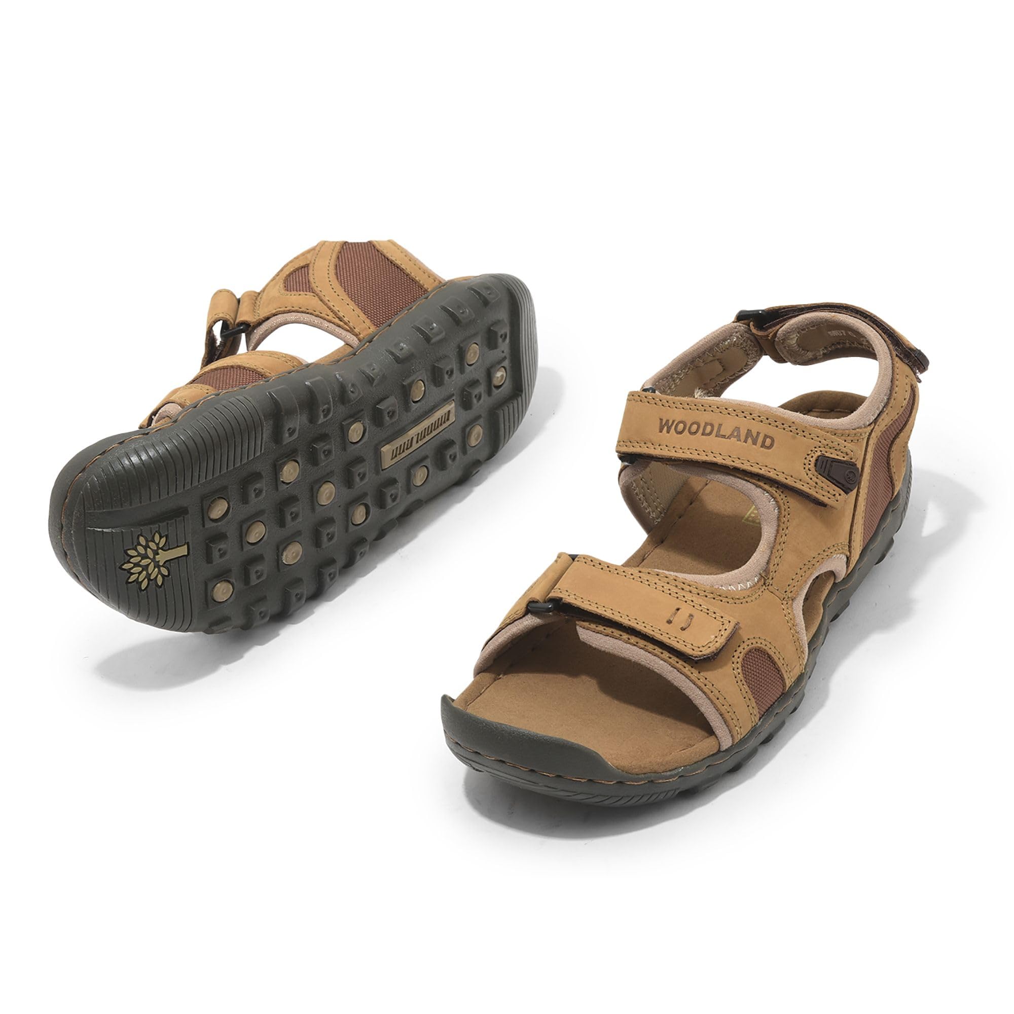 Woodland Mens Sandal Boot - Camel - Image 4