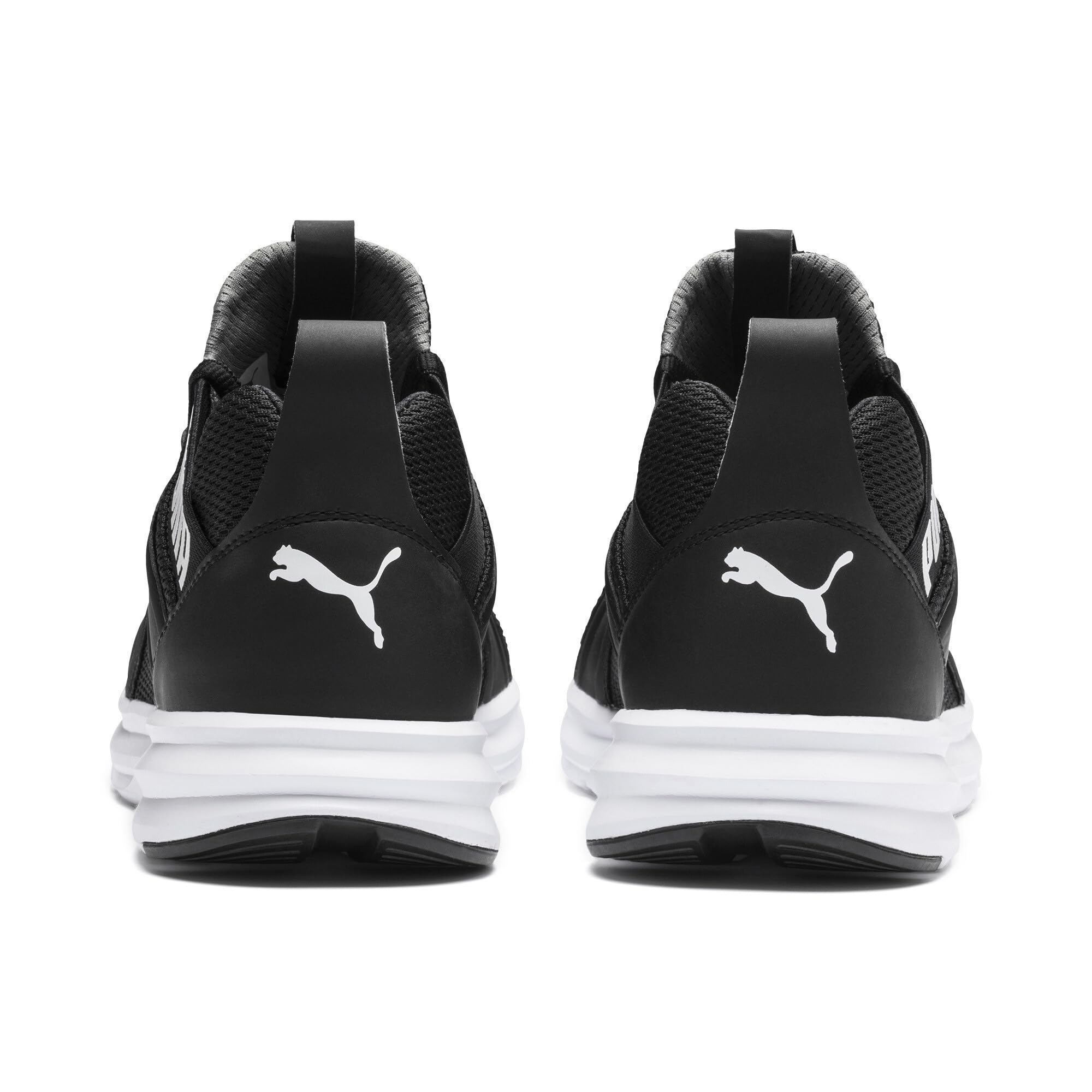 Puma Men Enzo Running Shoe - Black White - Image 3