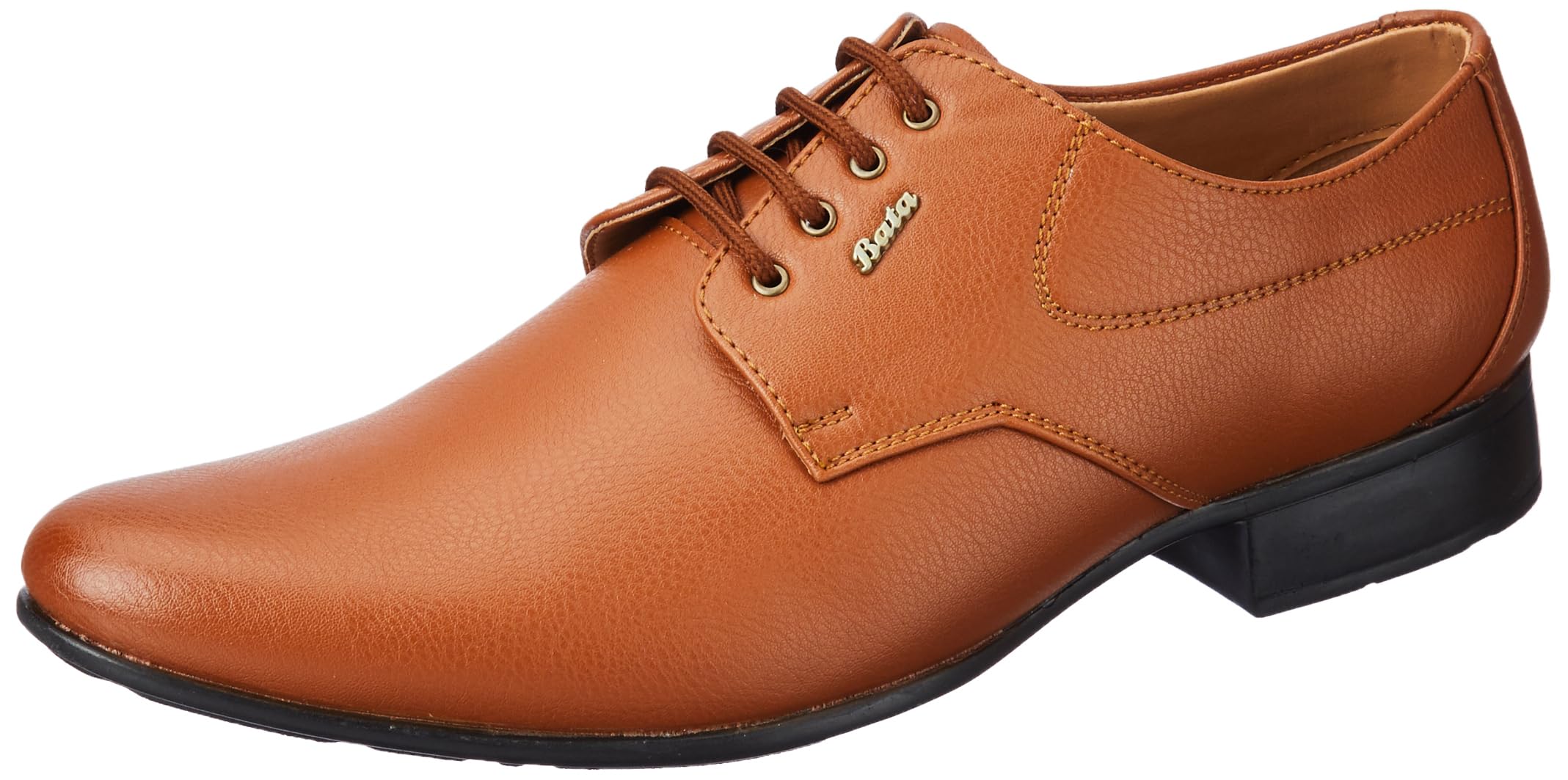 Bata Men's Lace-up Formal Shoes - Tan