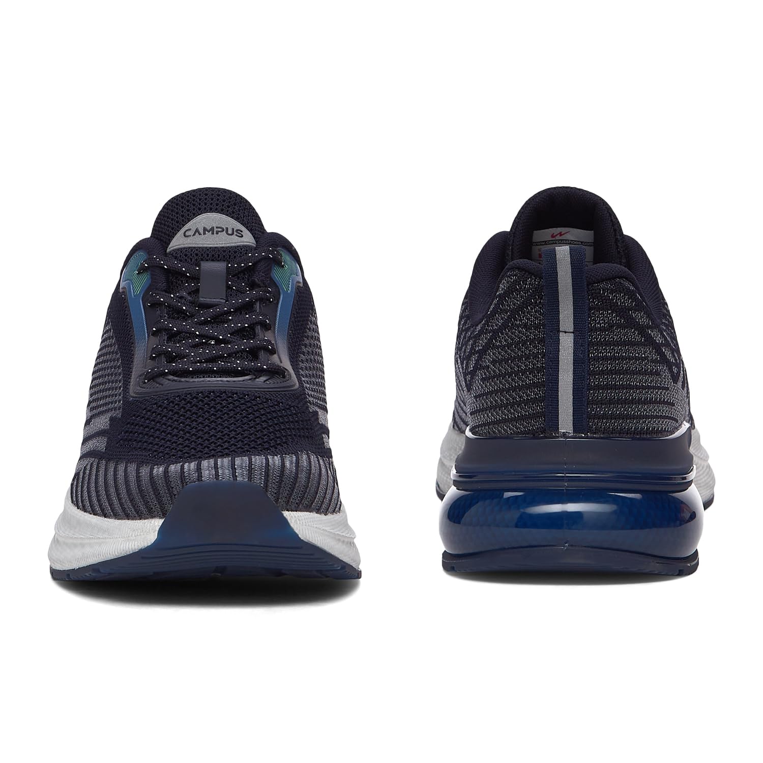 Campus Men's Summit Running Shoes - Navy - Image 3