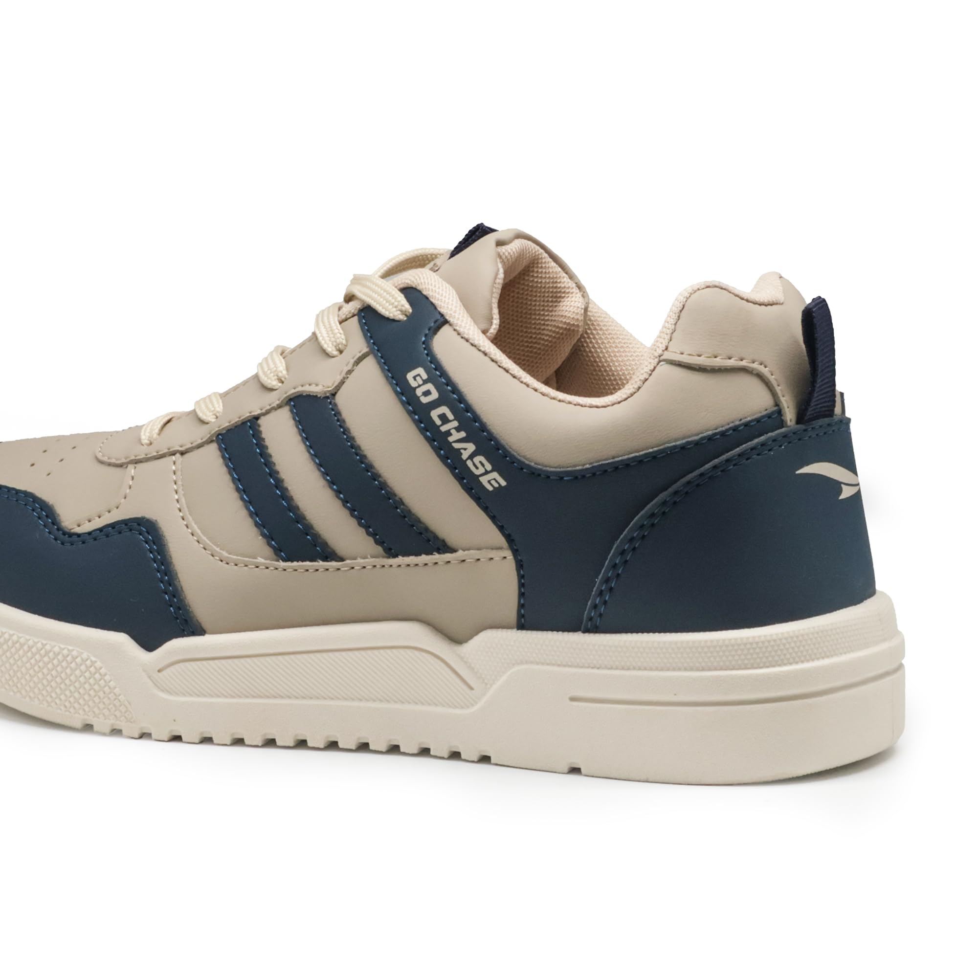 ASIAN CRUZER Casual Sneakers for Men - Beige Navy - Image 5