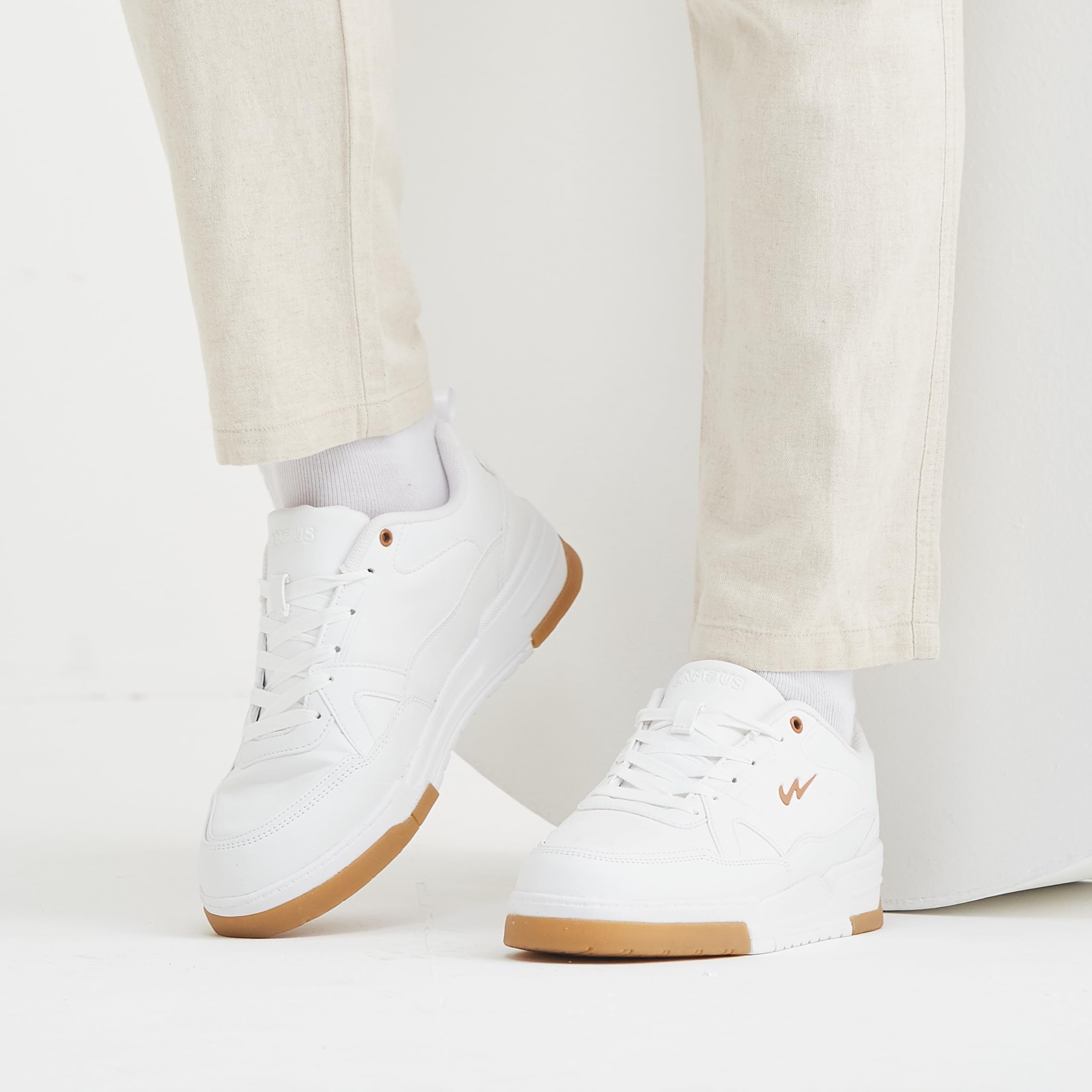 Campus Men's OG Sneakers - White - Image 3