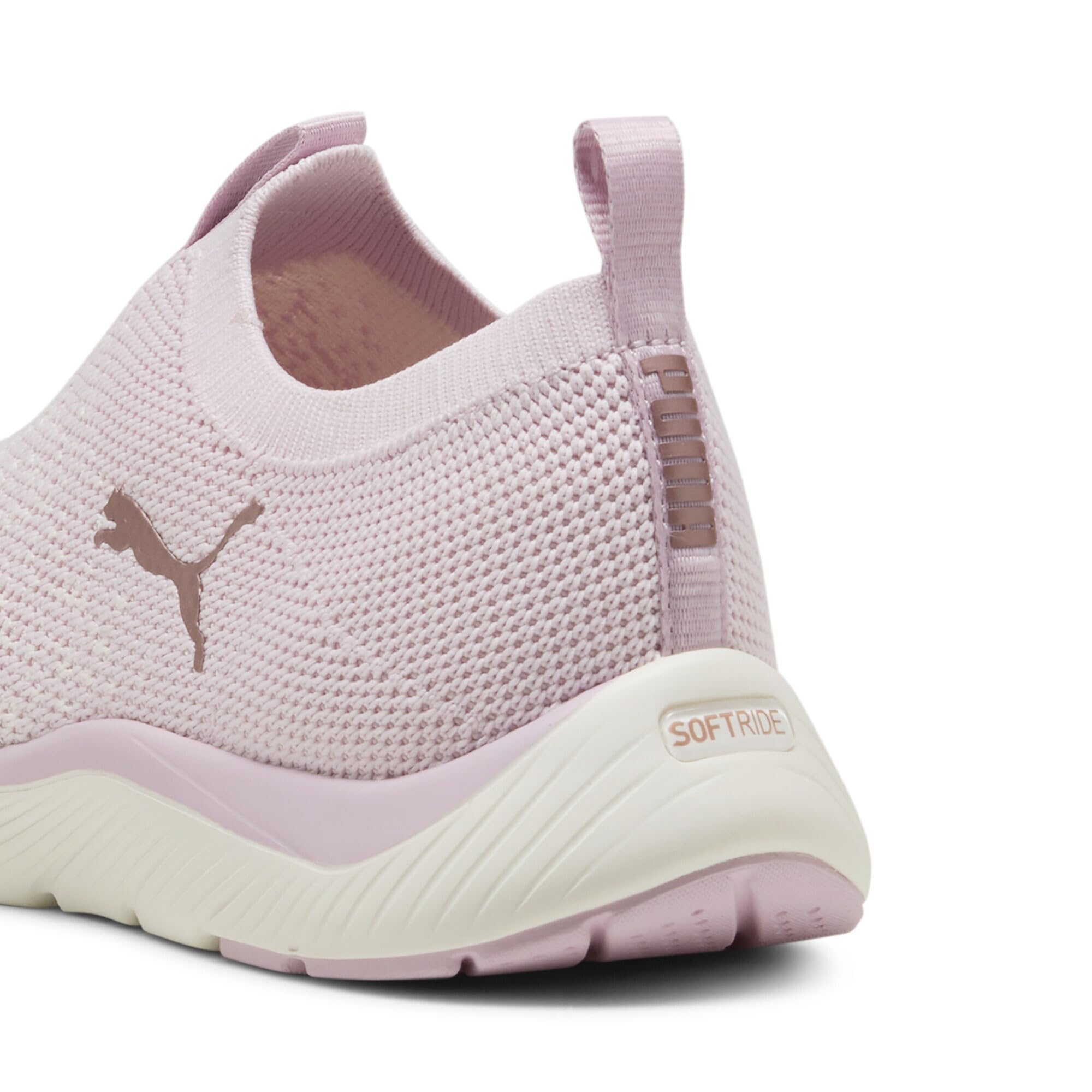 Puma Sftrde Remi SLP-on Knit for Women - Rose Mauve - Image 3