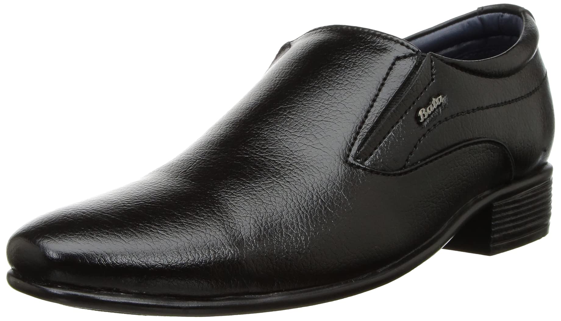 Bata Men's Slip-on Formal Shoes - Black