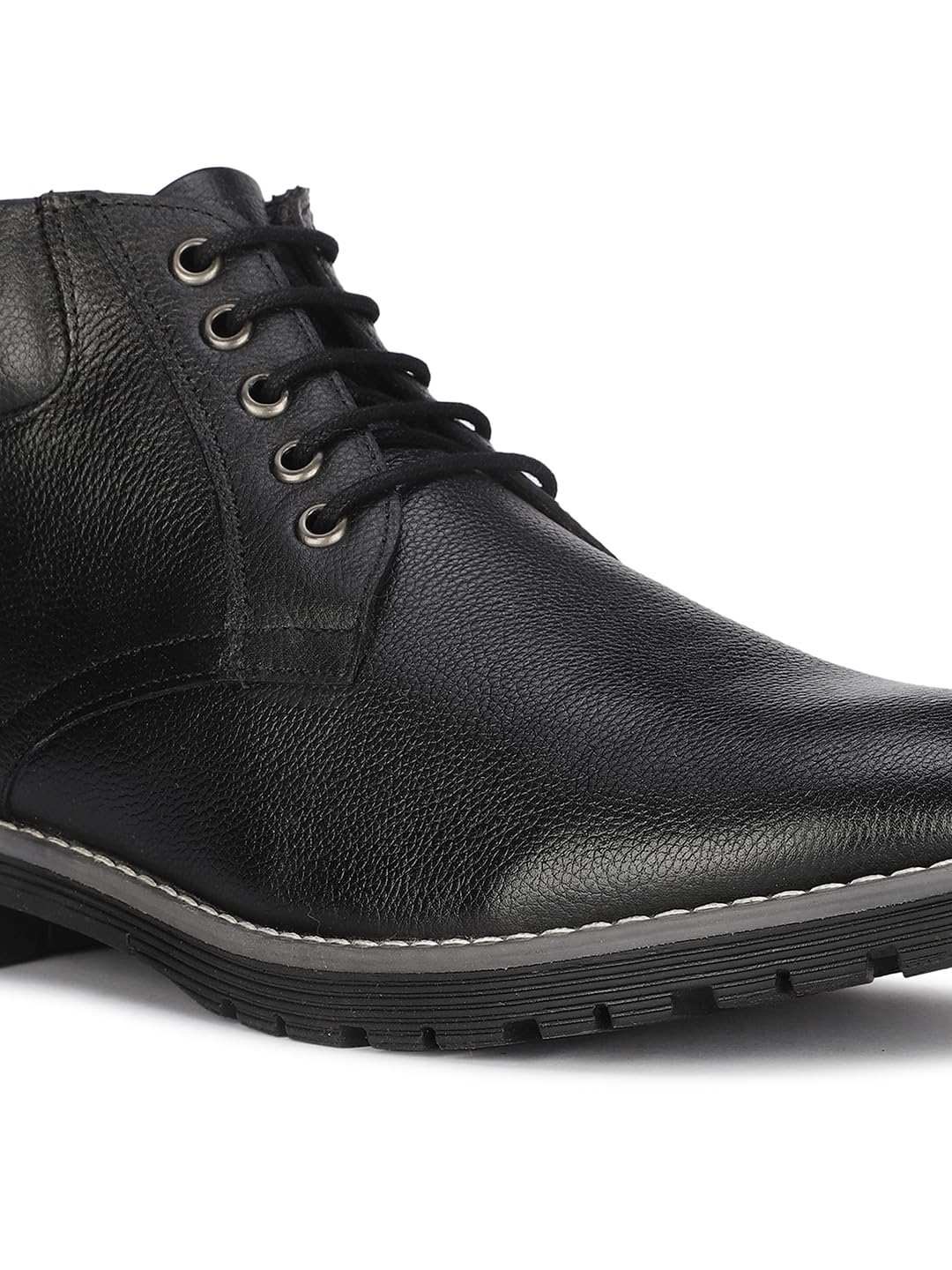 Bata Men's Lace-up Boots - Black - Image 5