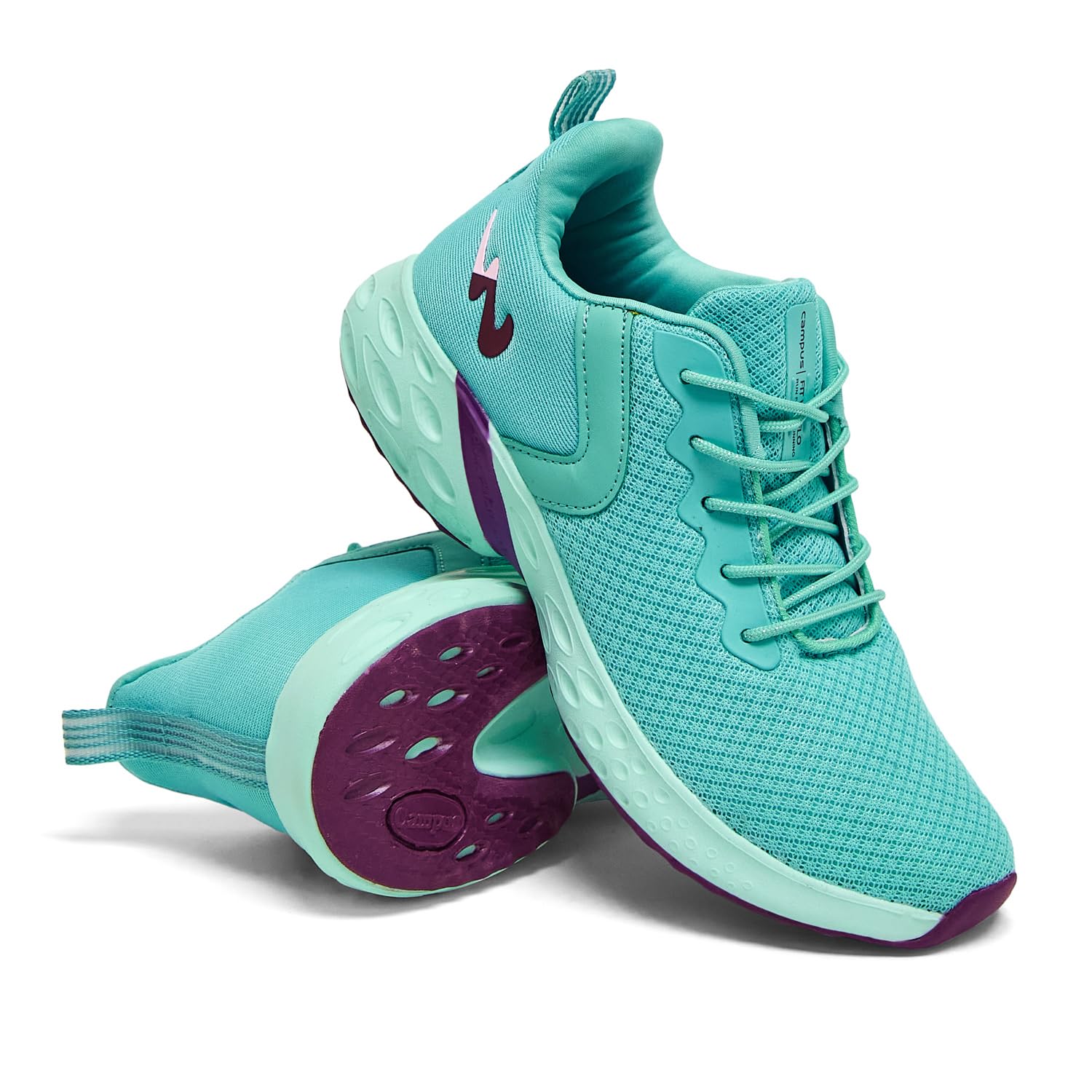 Campus Alice Mint GRN Running Shoes for Women - Image 3