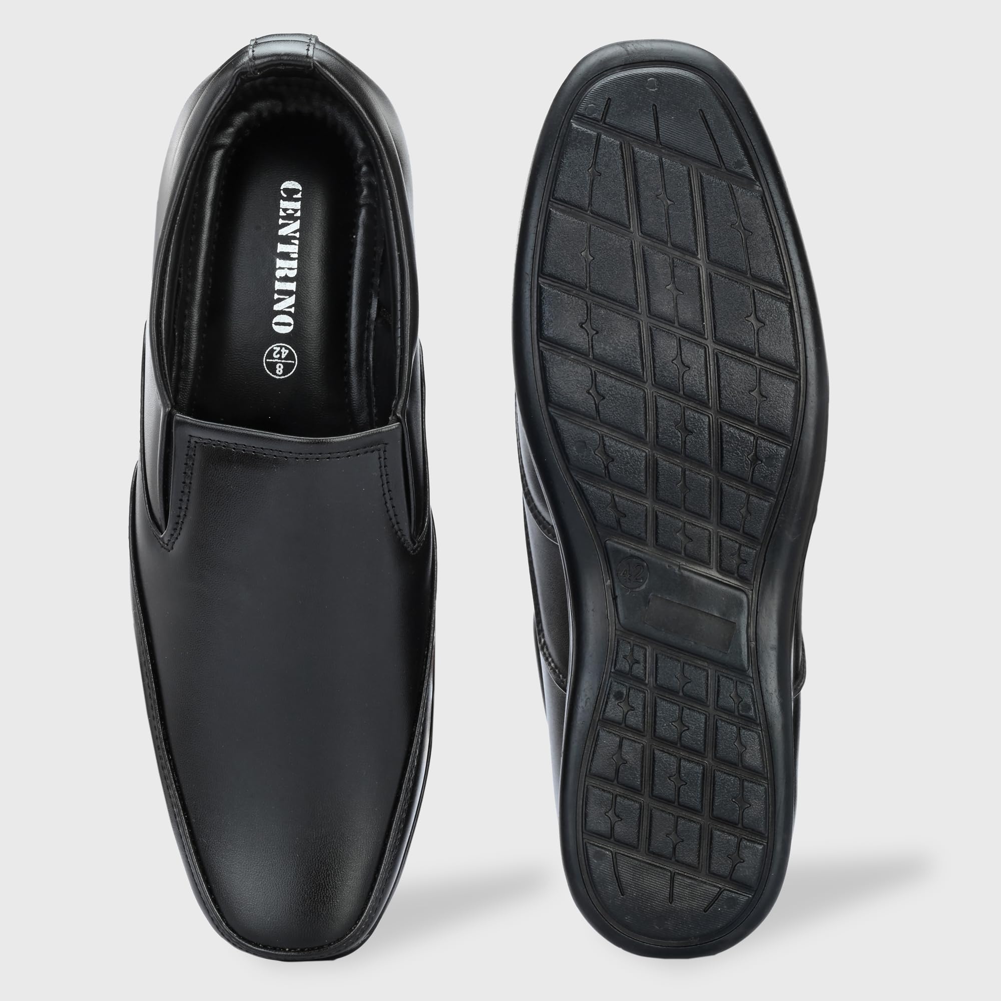 Centrino Men's Black Formal Shoes - Image 4