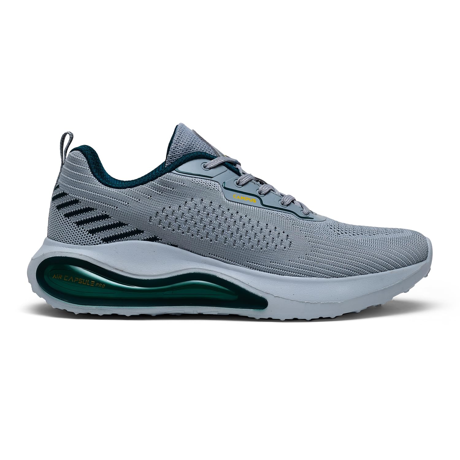 Campus Men's Pivot Running Shoes - Gry Teal - Image 2