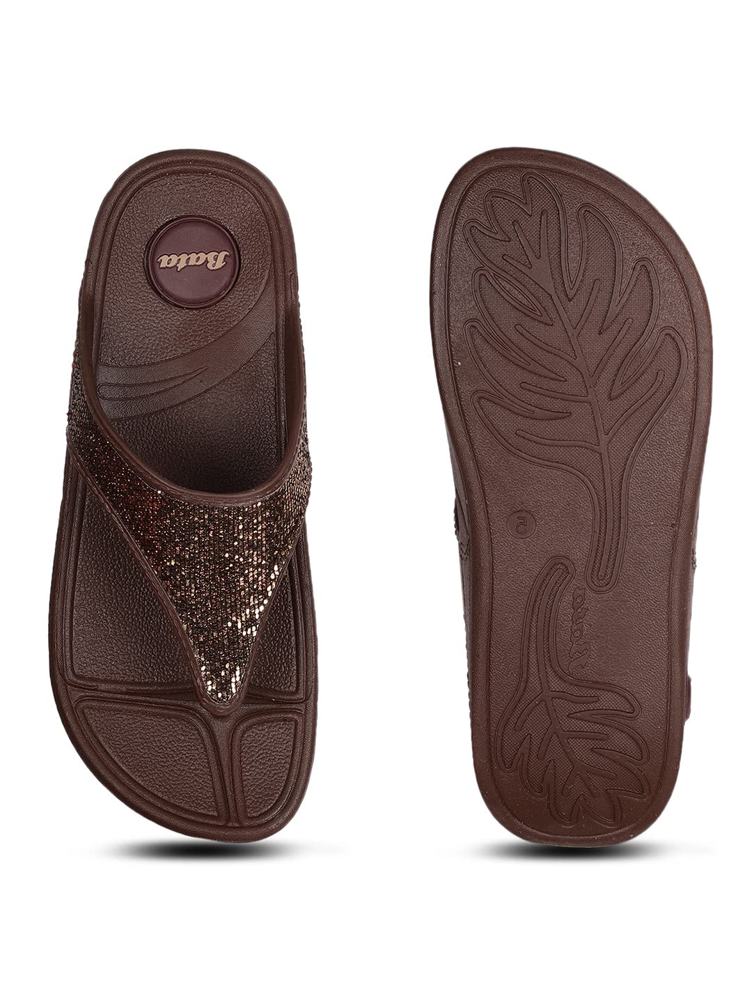 Bata Women's Platform Heel Sandal - Dark Brown - Image 4