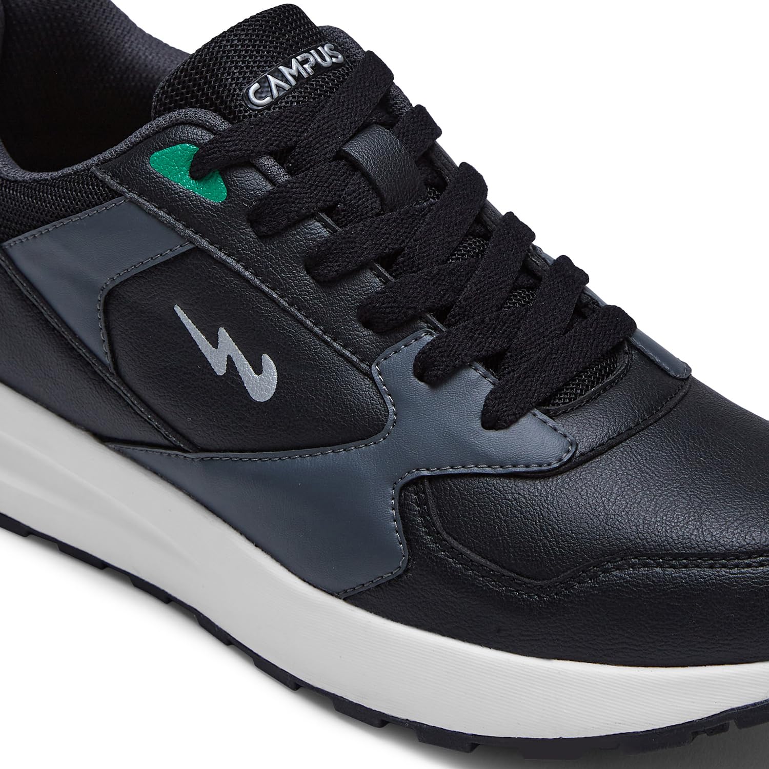 Campus Men's OG Sneakers - Black/Dark Grey - Image 4