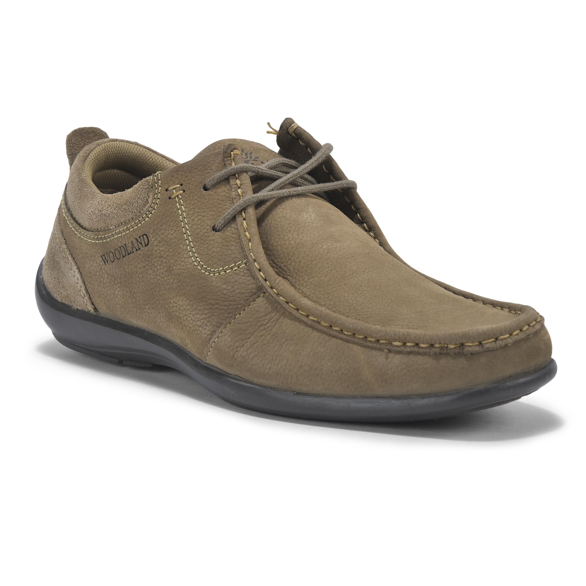 Woodland Men's Dubai Khaki Nubuk Casual Shoes