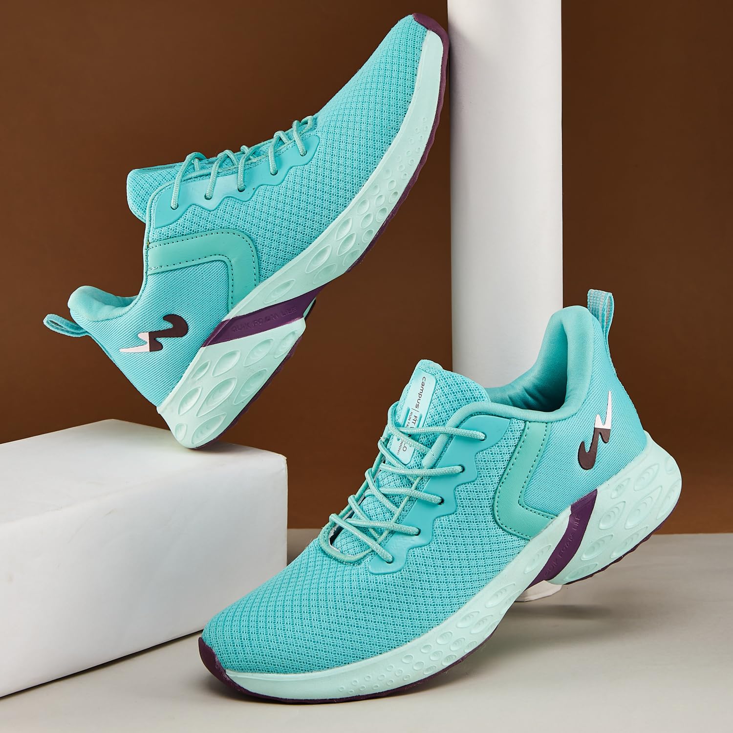 Campus Alice Mint GRN Running Shoes for Women - Image 2