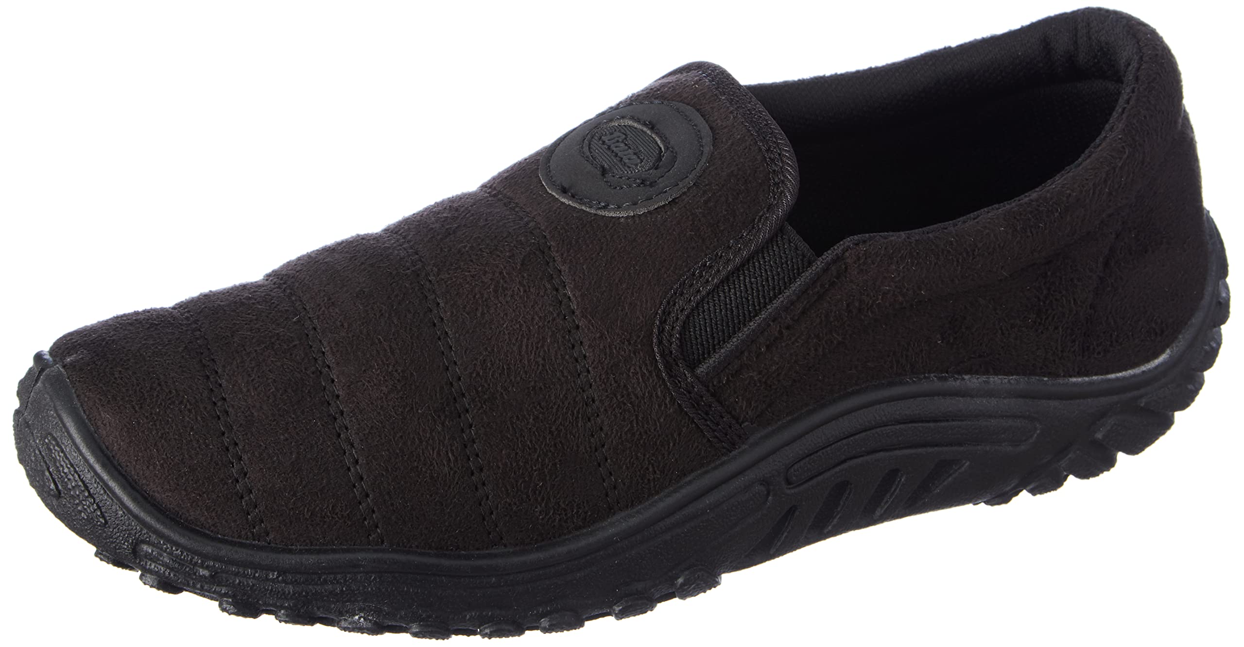 Bata Men's Black Slip-on Walking Shoes
