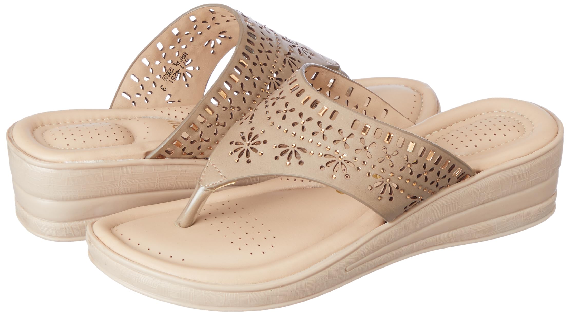 Bata Women's Wedge Heel Sandal - Brown - Image 2