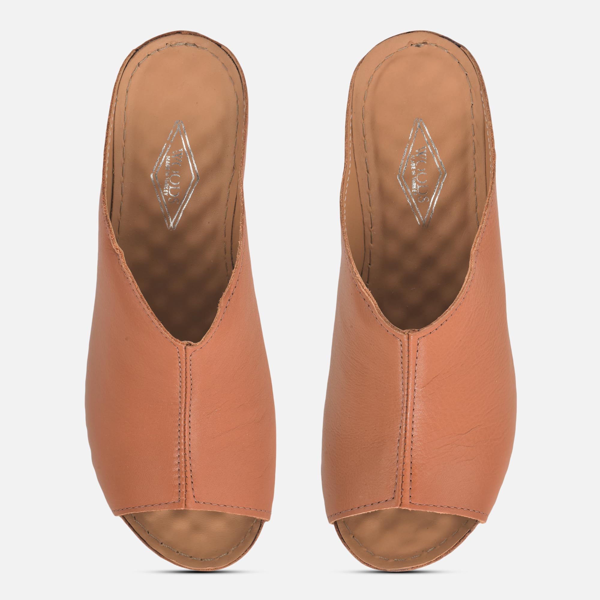 Woodland Women's Leather Slippers - Image 4