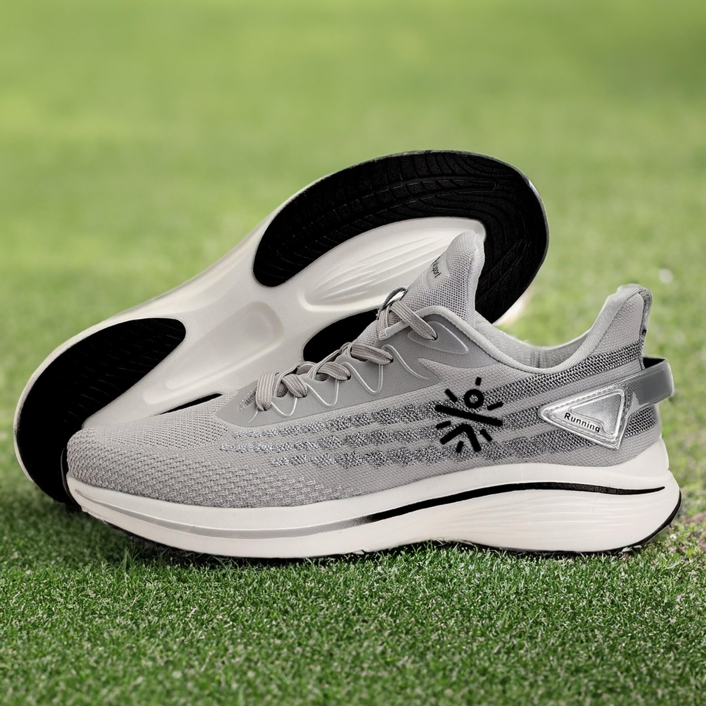 CULT Active Men Running Shoes - Grey - Image 2