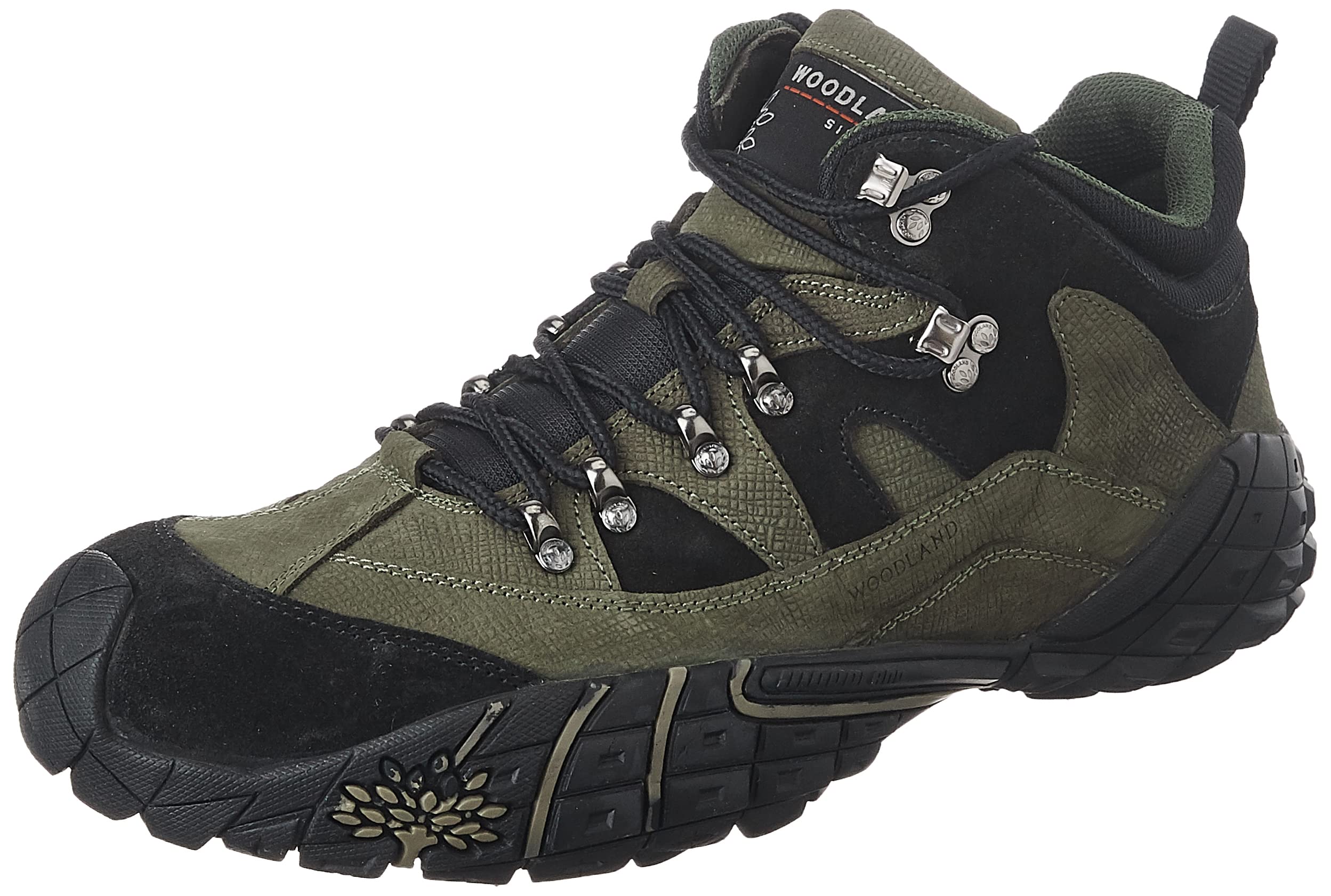 Woodland Mens Outdoor Shoe - Olive Green