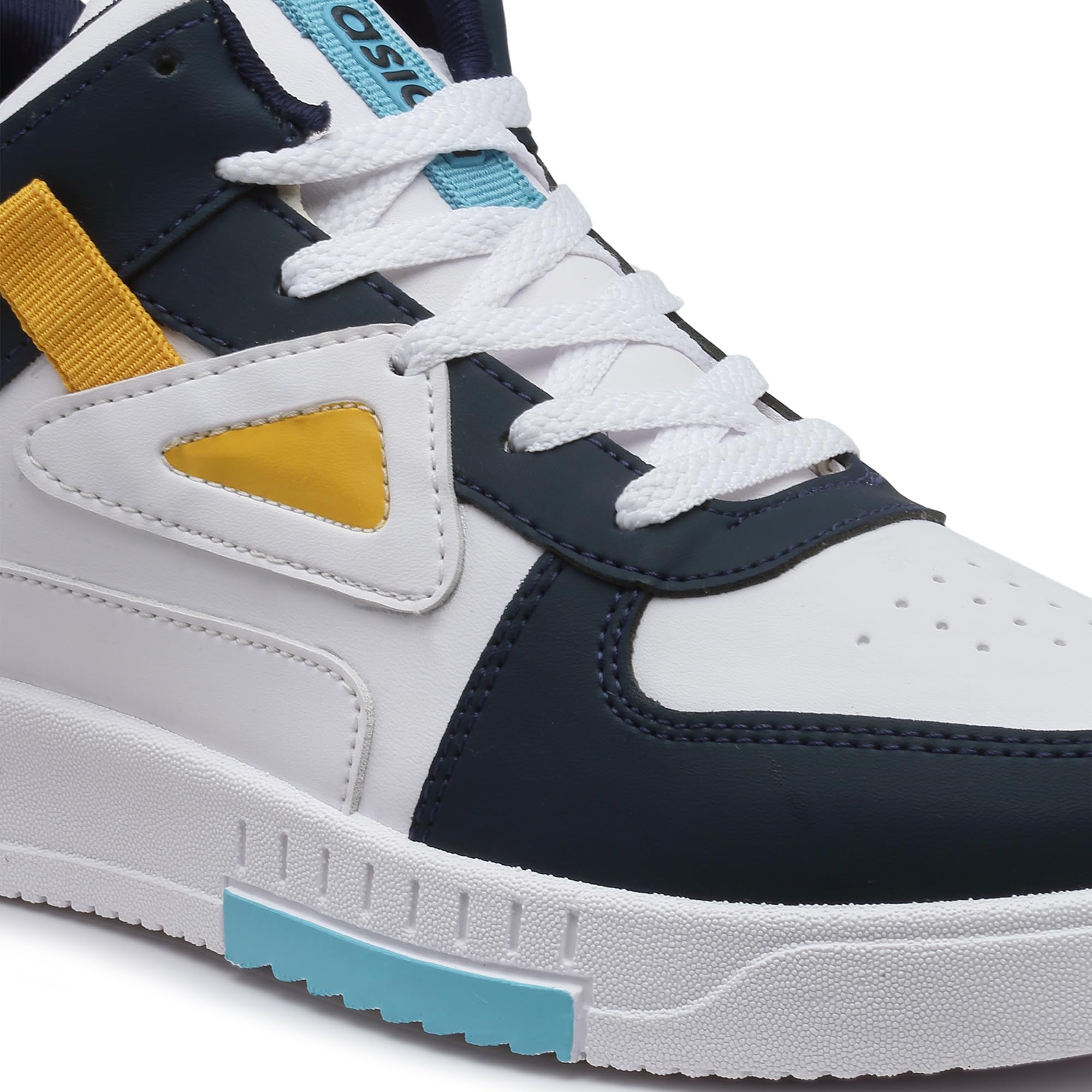 ASIAN Men's Tarzan-11 White High-Top Sneakers - Image 4