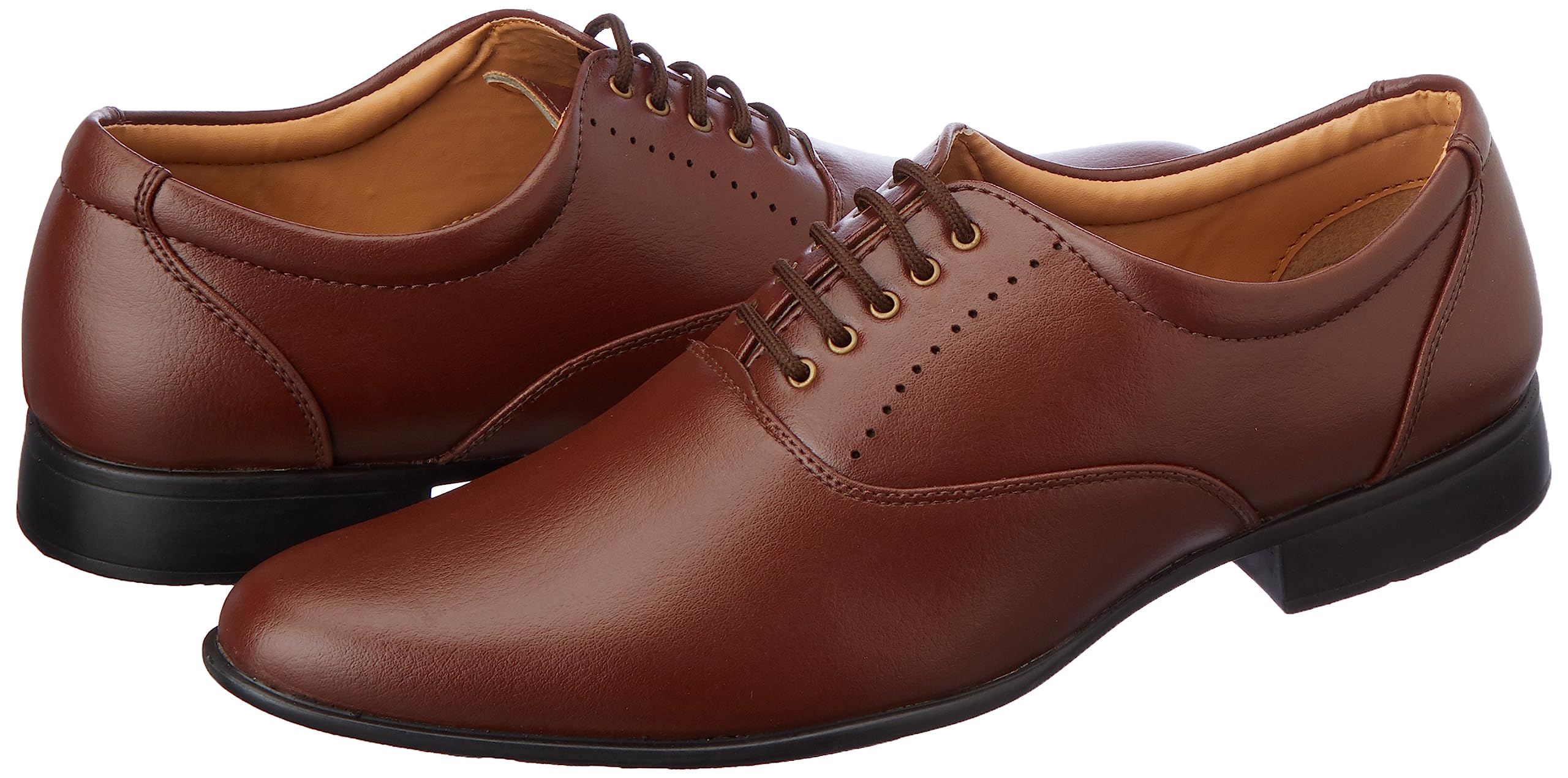 Bata Men's Lace-up Formal Shoes - Dark Brown - Image 3