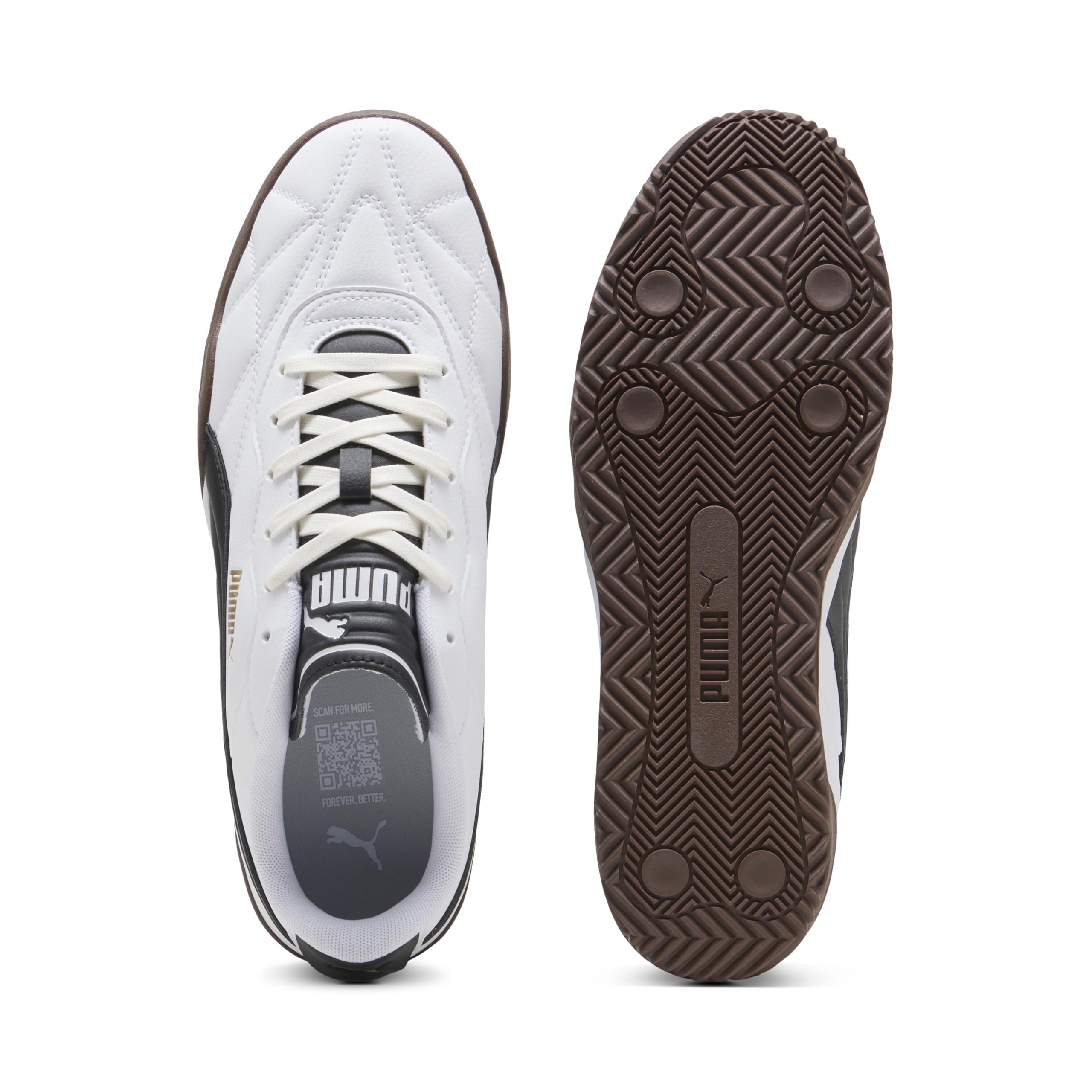 Puma Tifosi Sneaker White Black Espresso Brown - Image 4
