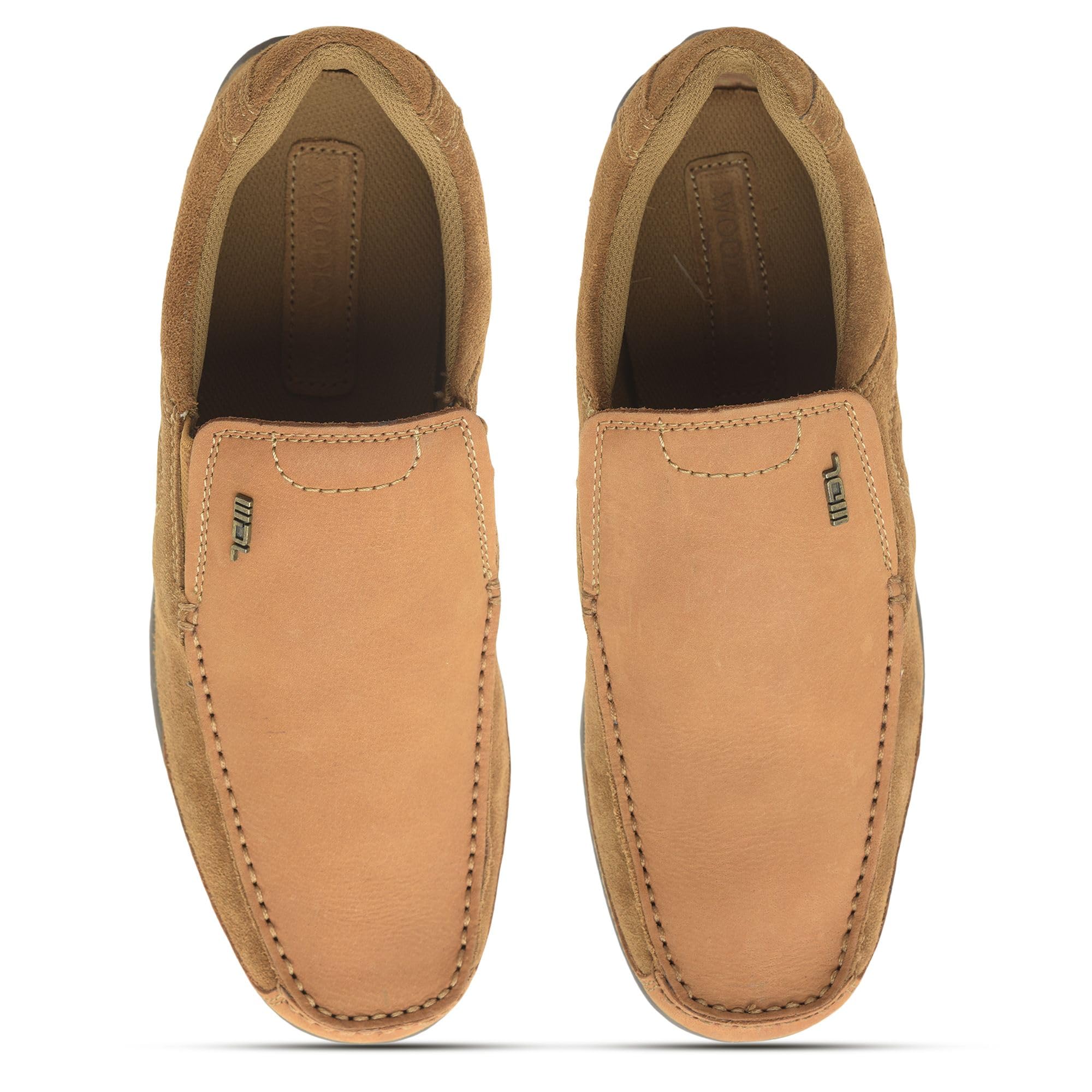 Woodland Mens Camel Loafer - Image 4
