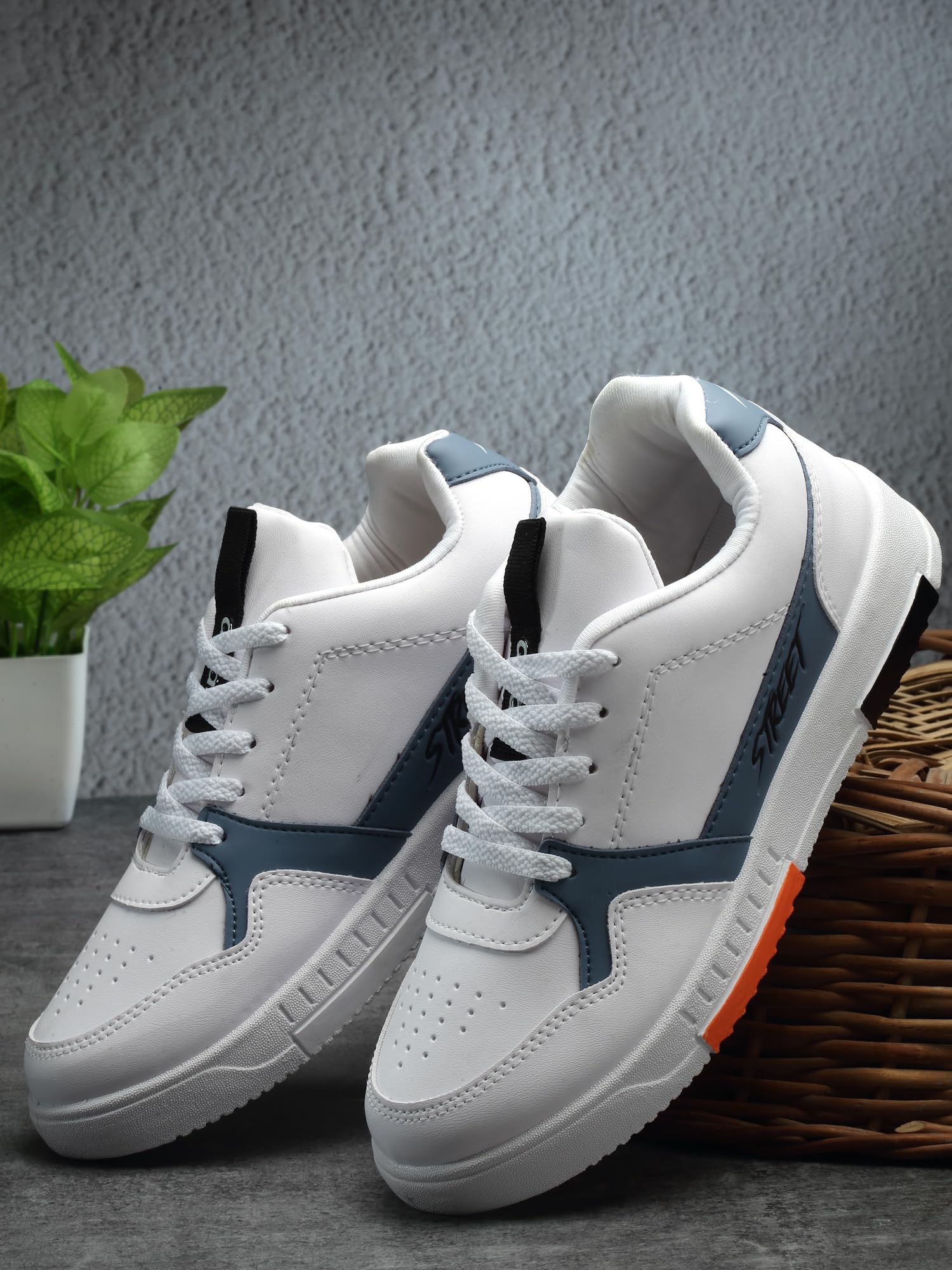 ASIAN Men's White Casual Sneaker - Image 3