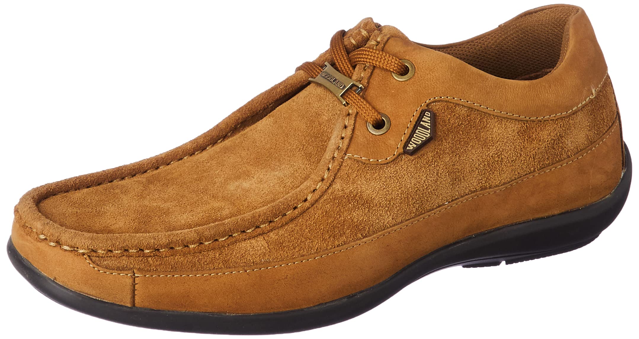 Woodland Men's Camel Slip-On Loafers