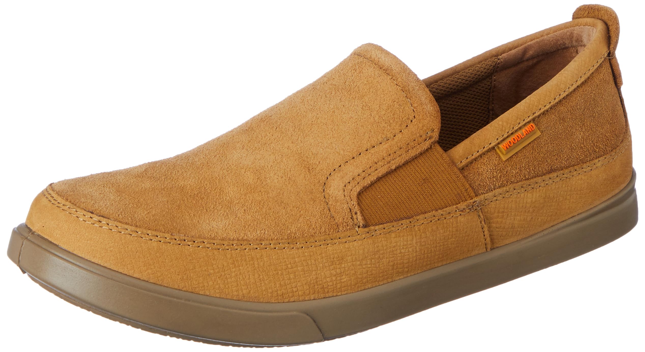 Woodland Men's Camel Leather Casual Shoe