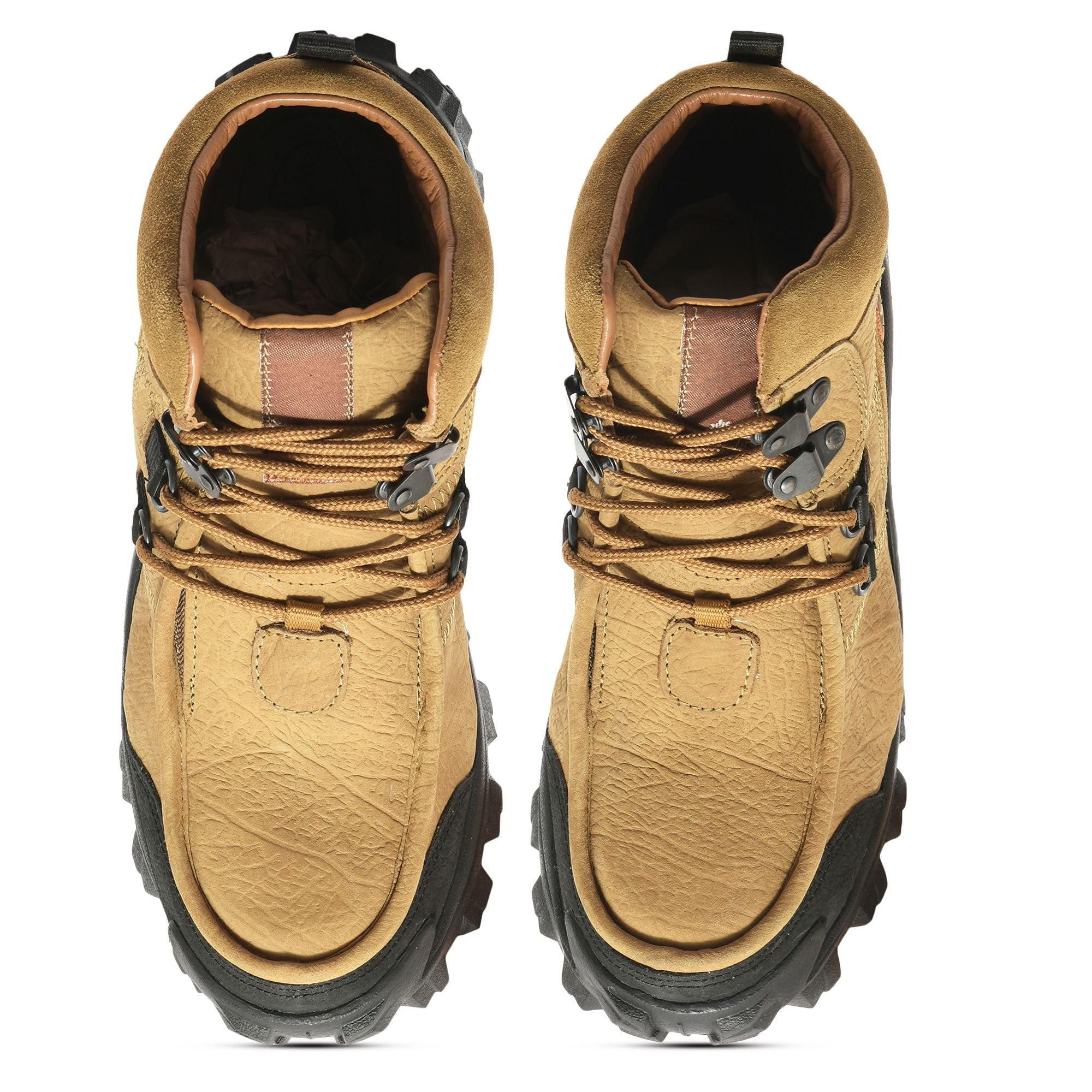 Woodland Men's Camel Leather Boots - Image 3