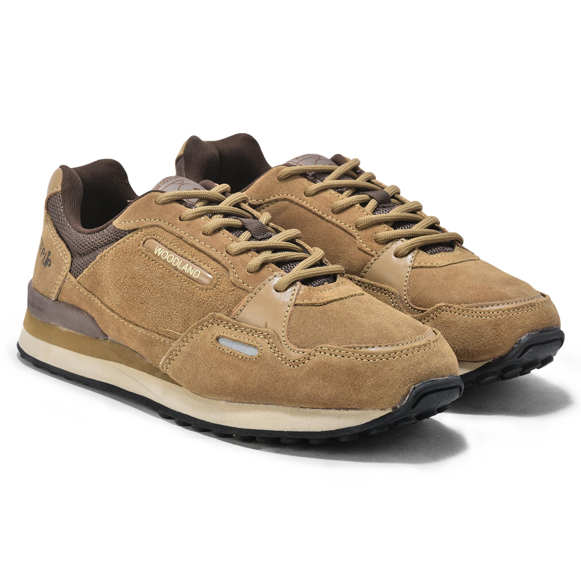 Woodland Men's Camel Suede Casual Shoes - Image 2