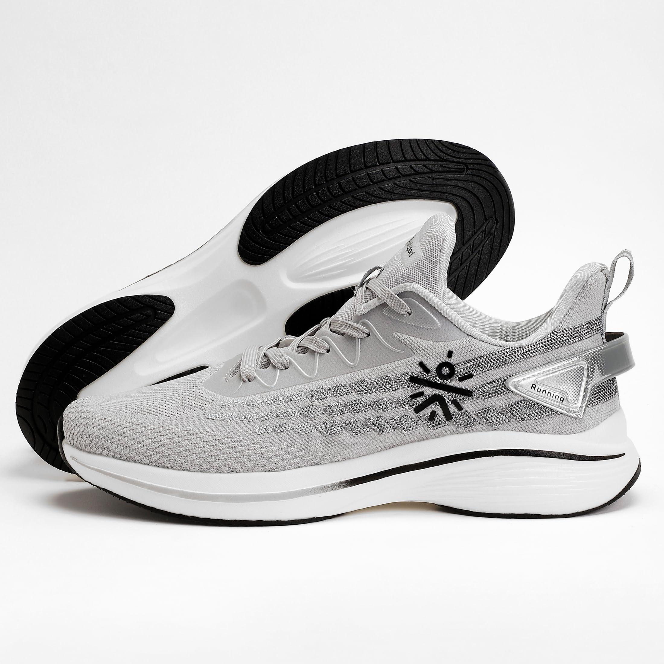 CULT Active Men Running Shoes - Grey - Image 4