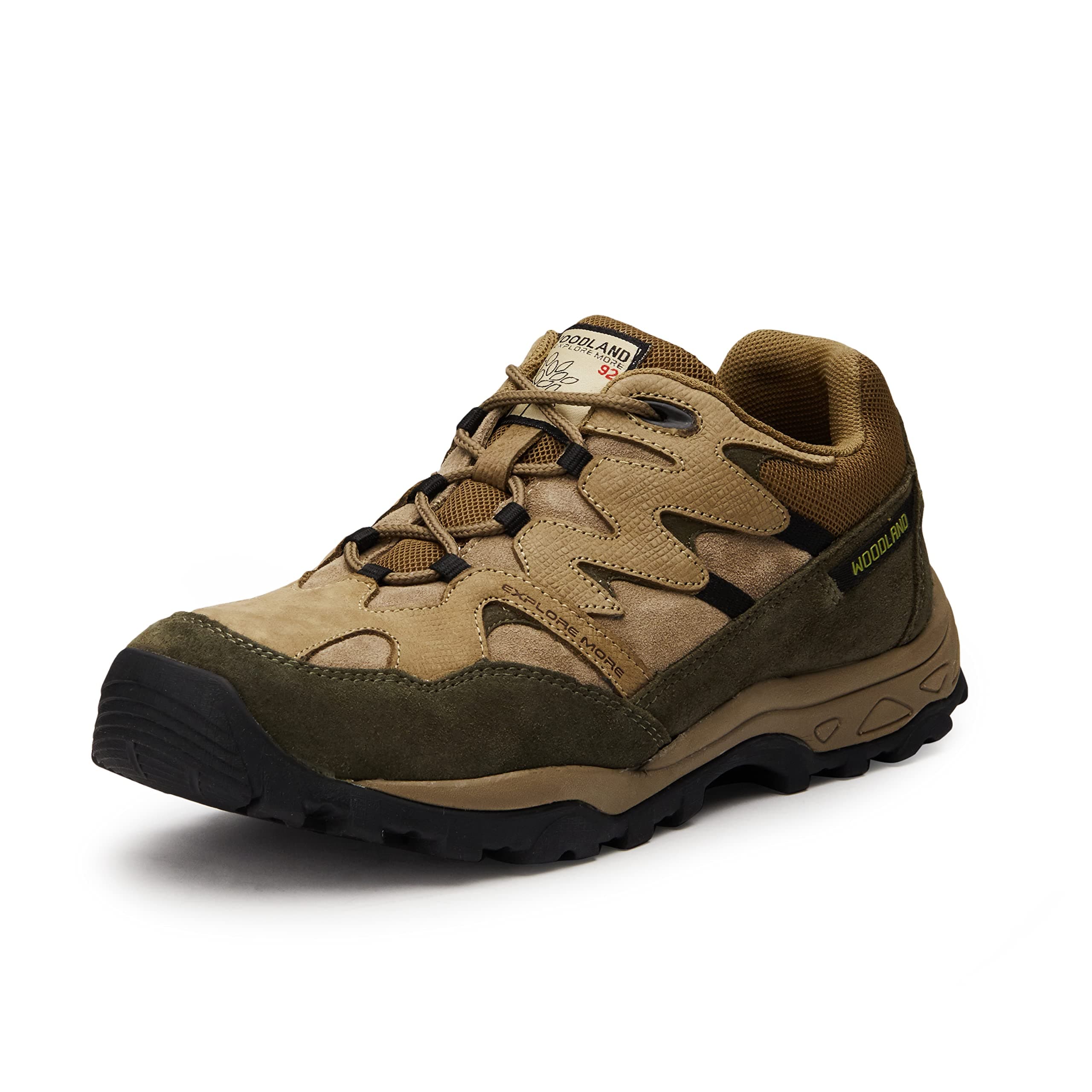 Woodland Men's Dubai Khaki Leather Casual Shoe