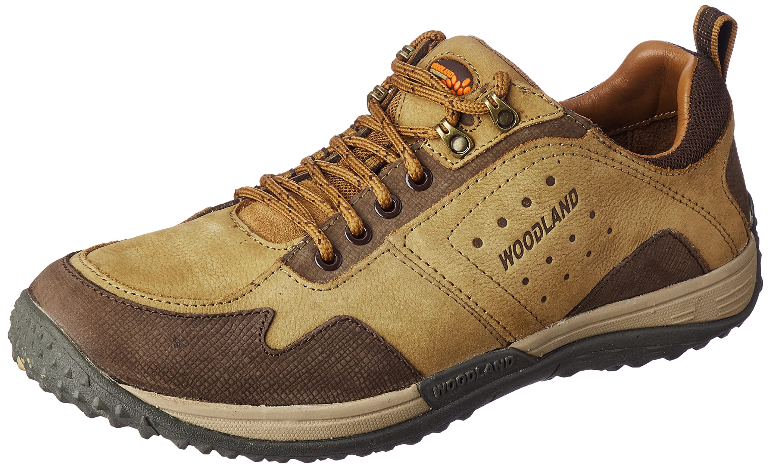 Woodland Men's Camel Leather Loafers