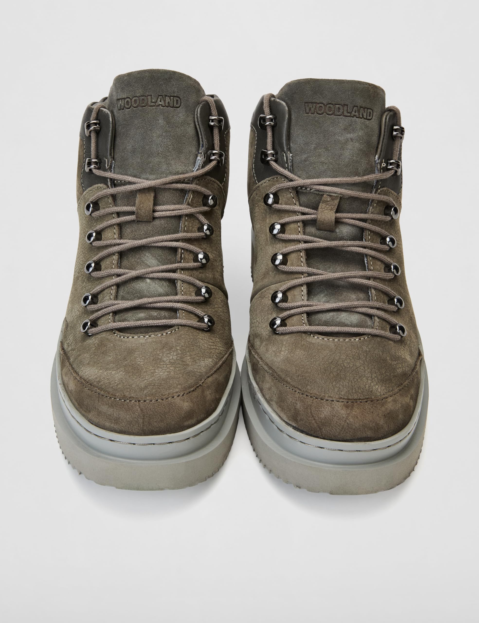 Woodland Men's Grey Leather Loafers - Image 4