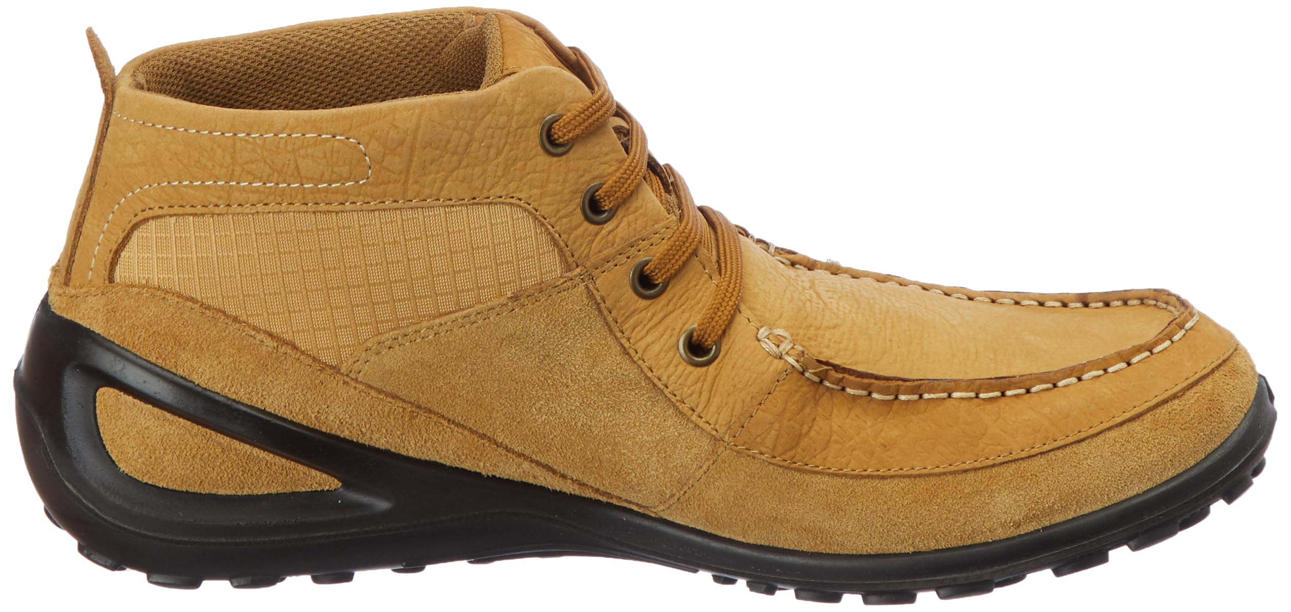 Woodland Men's Camel Leather Loafers - Image 4