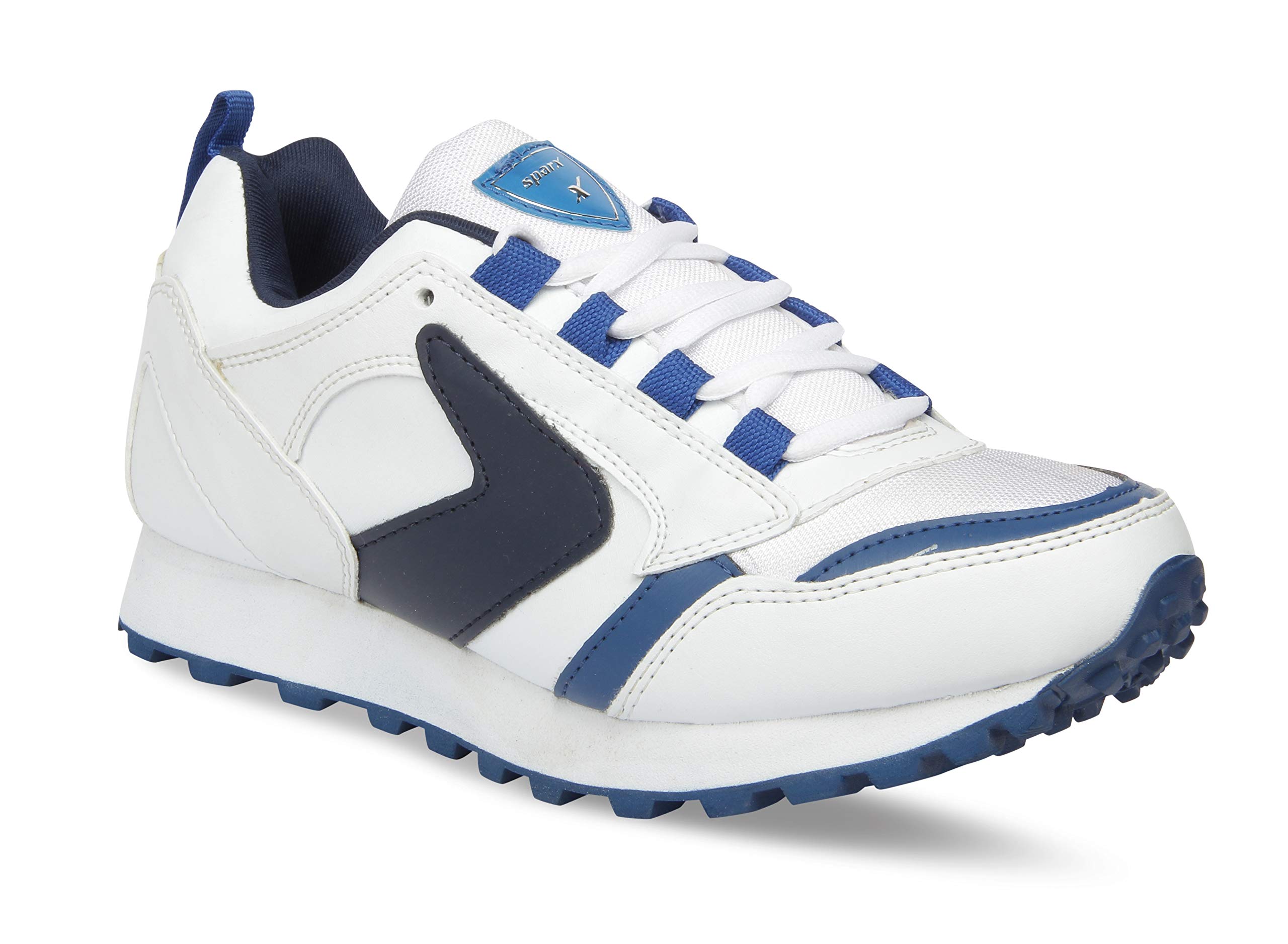 Sparx Mens Running Shoe - Whitenavyblue - Image 2
