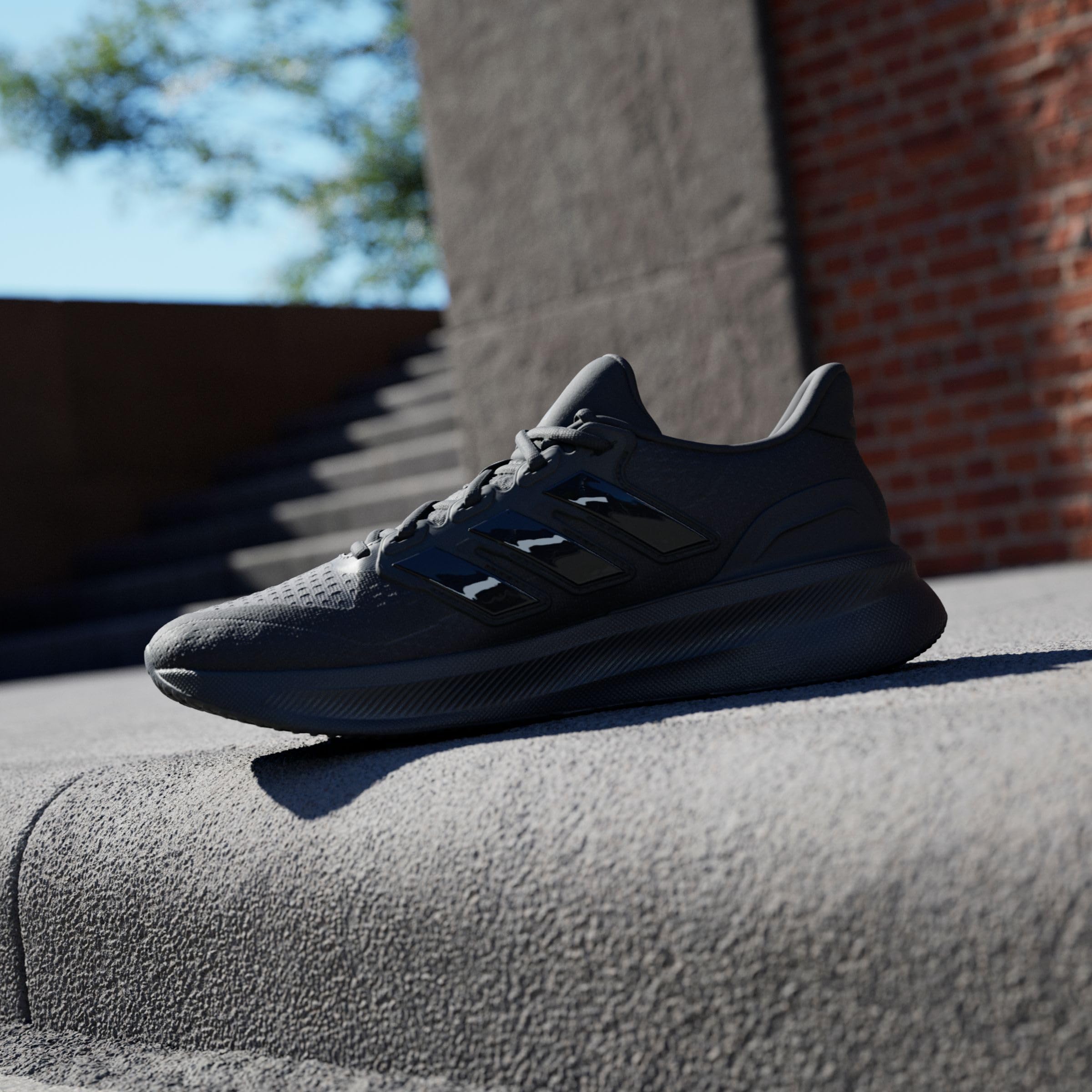 adidas Ultrarun Men Running Shoes - Black - Image 2