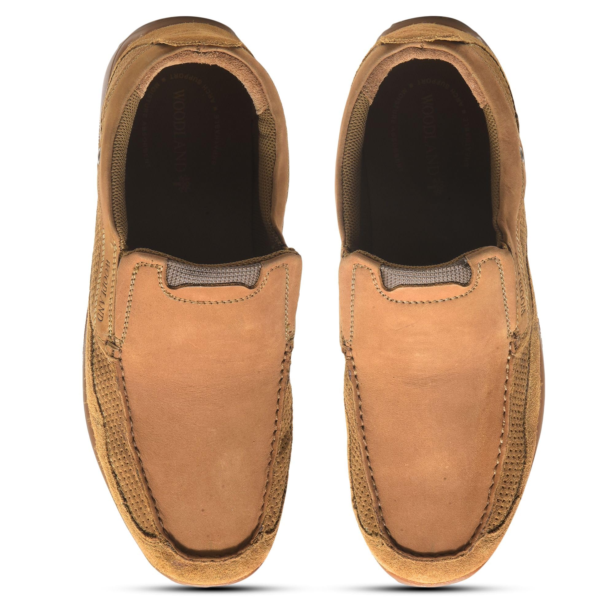 Woodland Men's Camel Loafer - Leather - Image 4