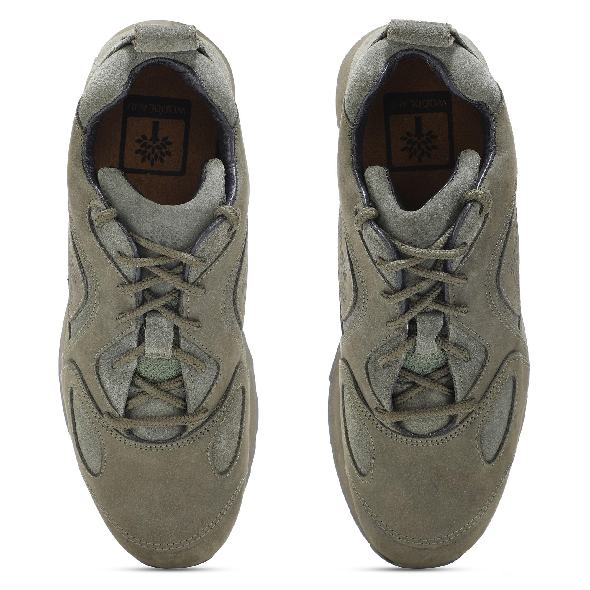 Woodland Men's Casual Shoe - Olive - Image 4