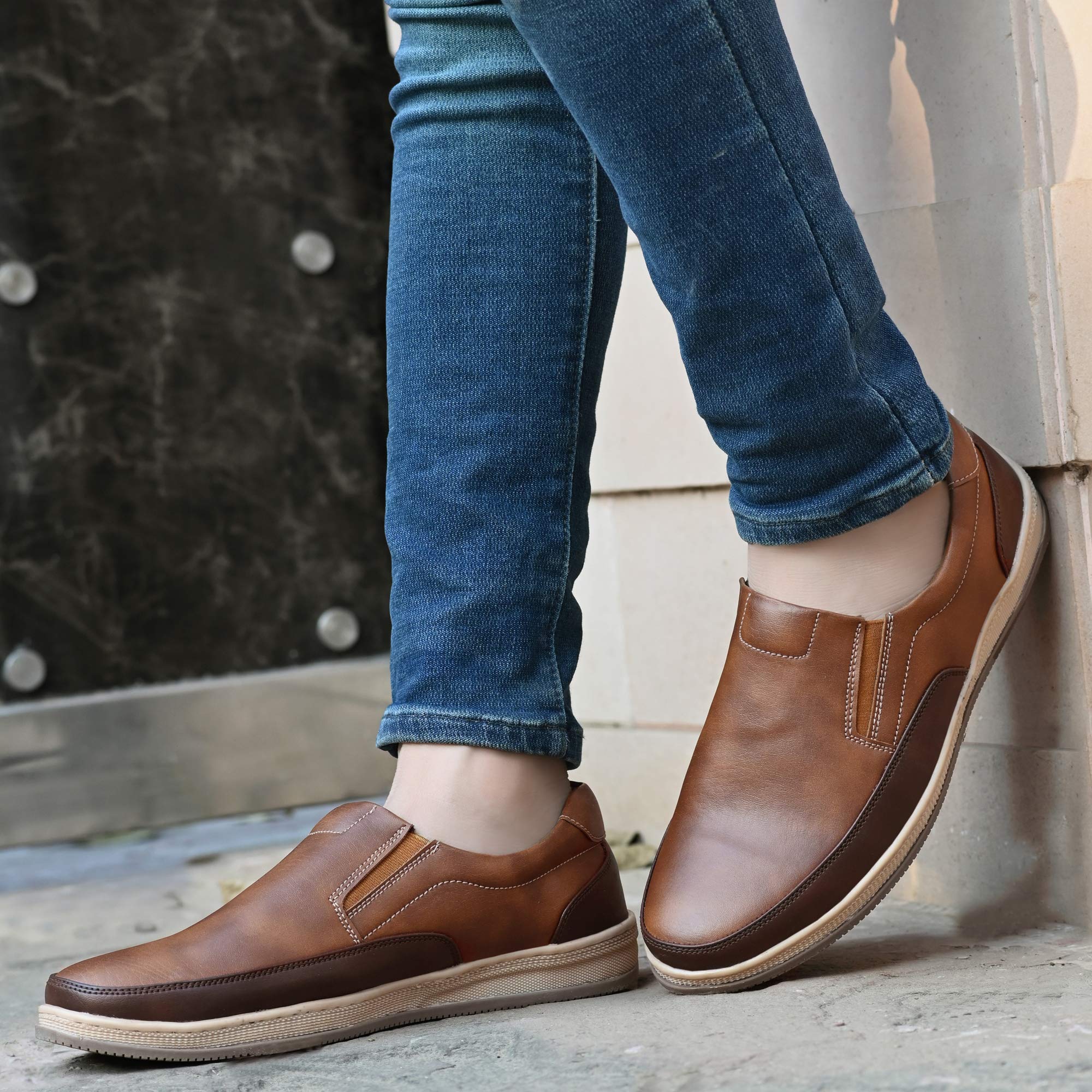 Centrino Men's Brown Moccasins - Image 2