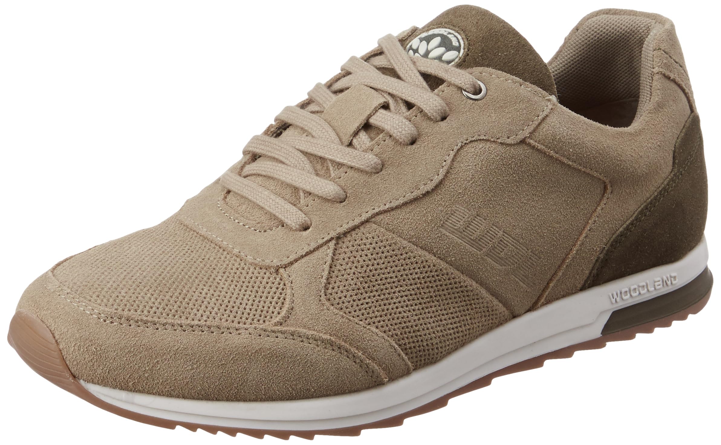 Woodland Men's Khaki Nubuk Casual Shoes