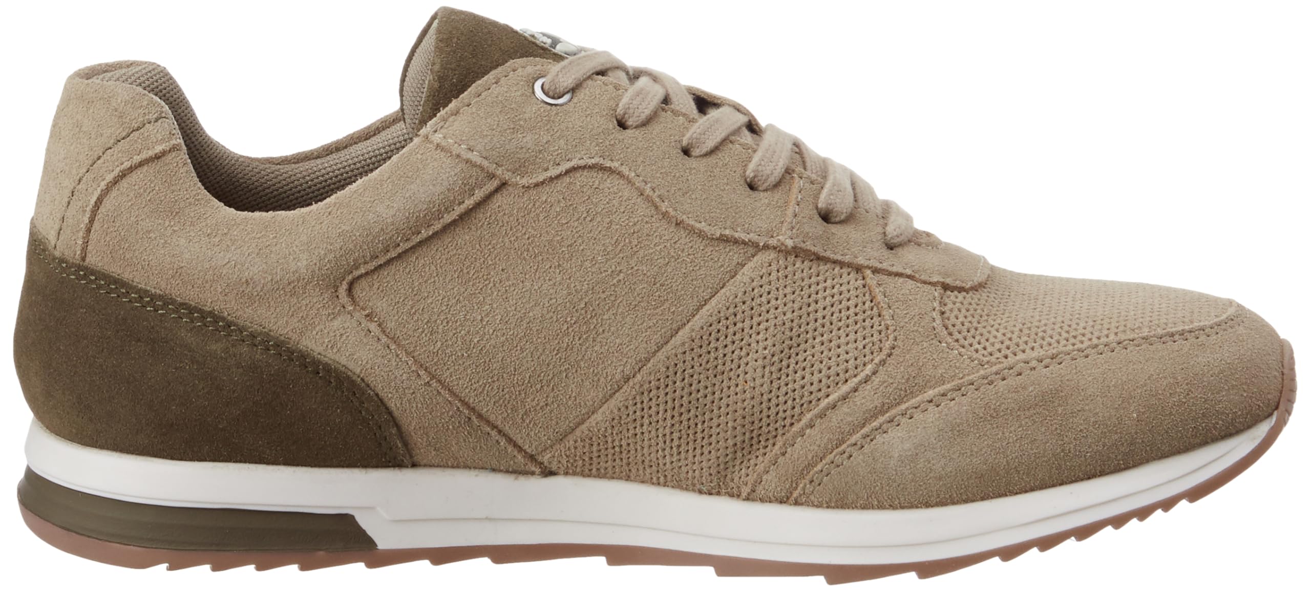 Woodland Men's Khaki Nubuk Casual Shoes - Image 4