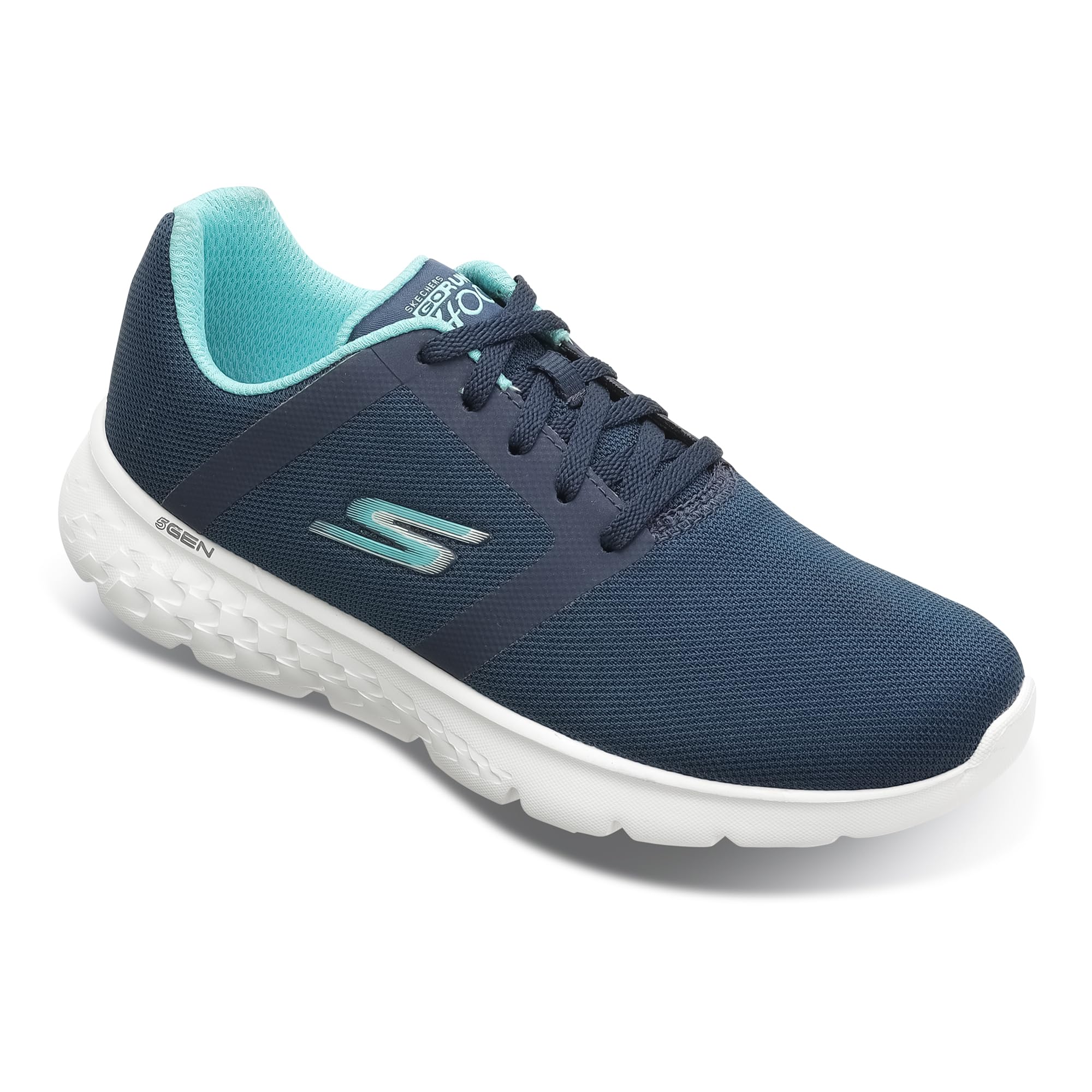 Skechers Women's Go Run 400 - Navy Aqua - Image 5