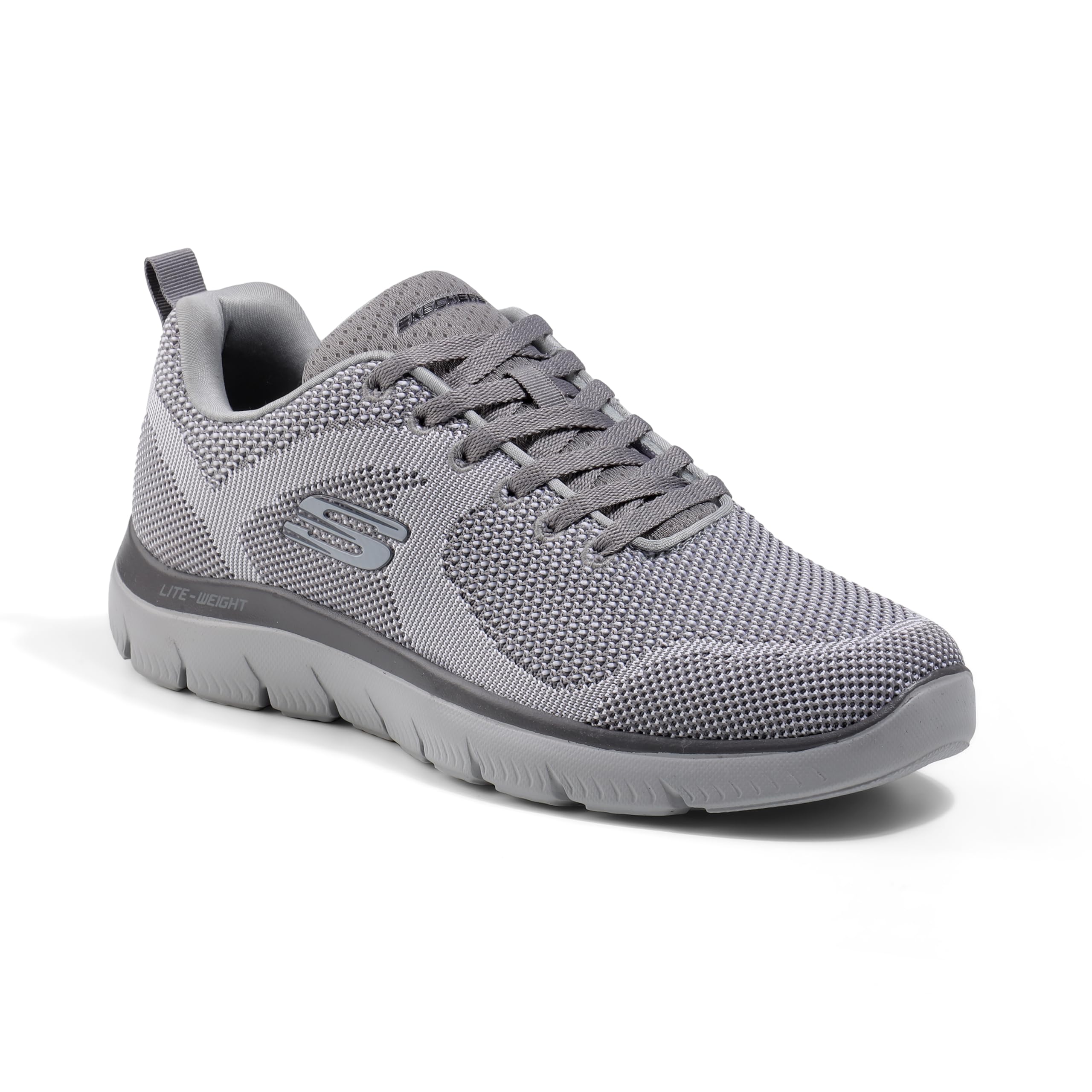 Skechers Mens Summits Sneaker - Light Gray