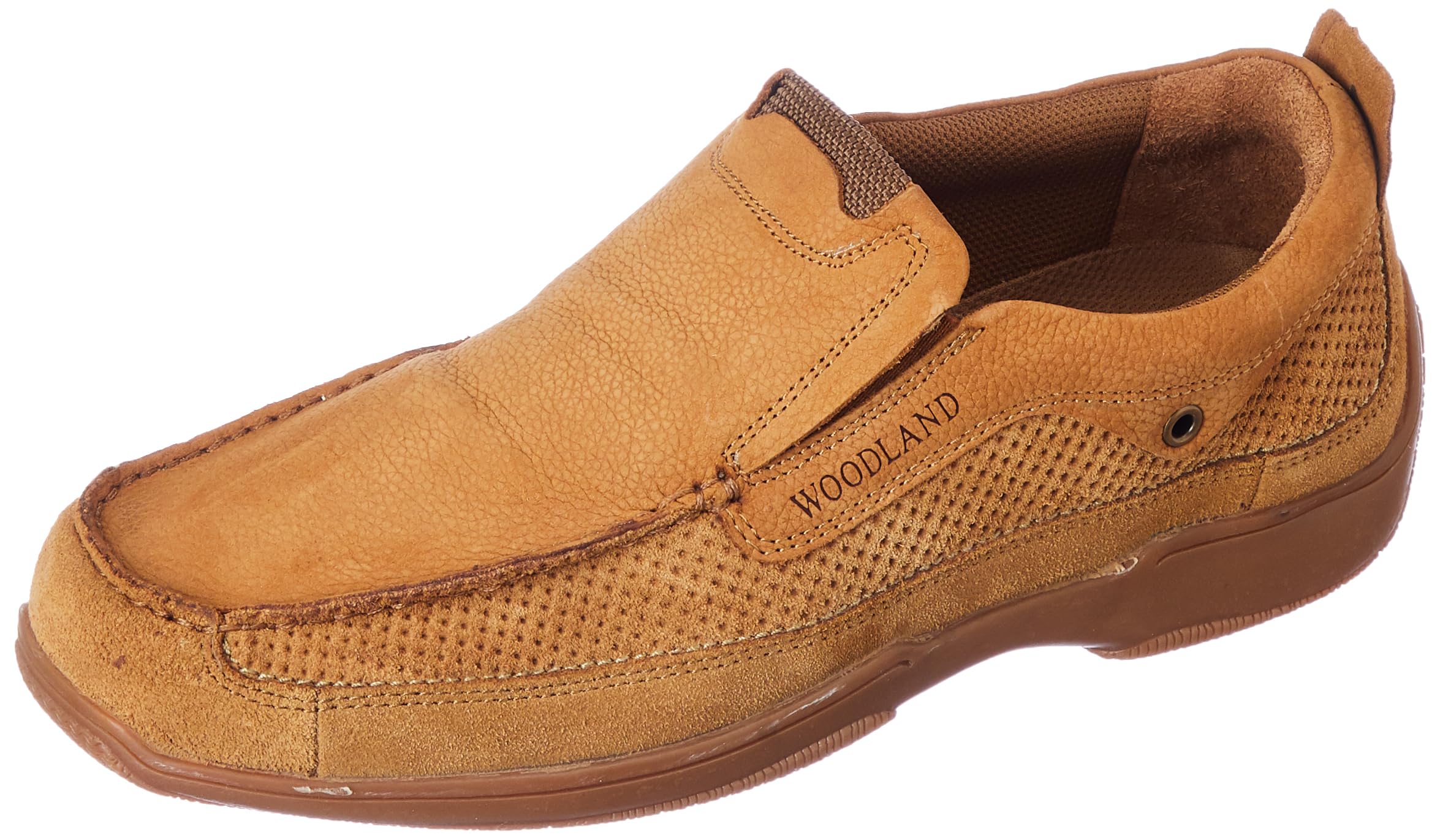 Woodland Men's Camel Loafer - Leather